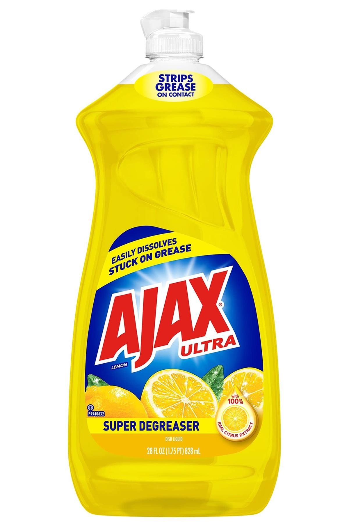 Ajax Limon Kokulu Elde Sıvı Bulaşık Deterjanı 828ML