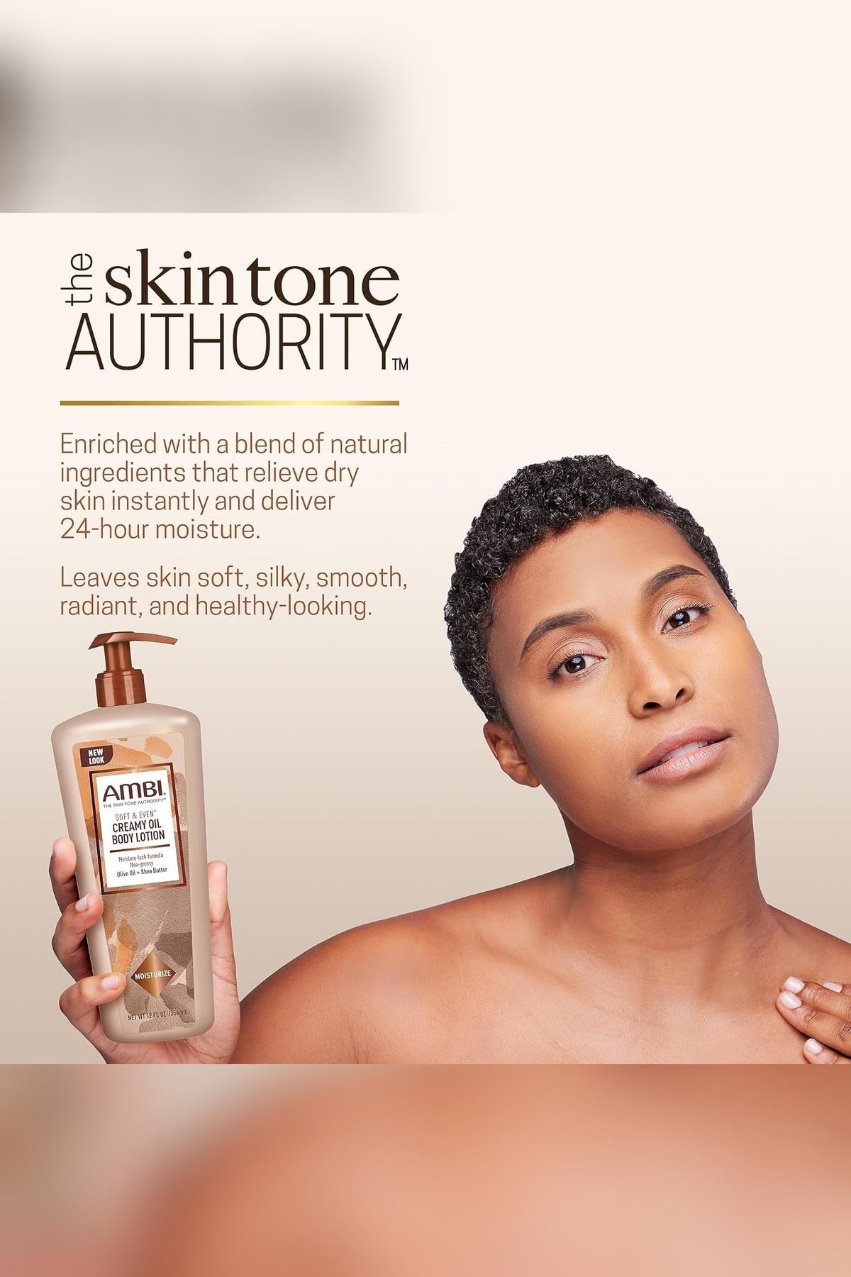 Ambi Soft & Even Creamy Oil Nemlendirici Vücut Losyonu 354ML