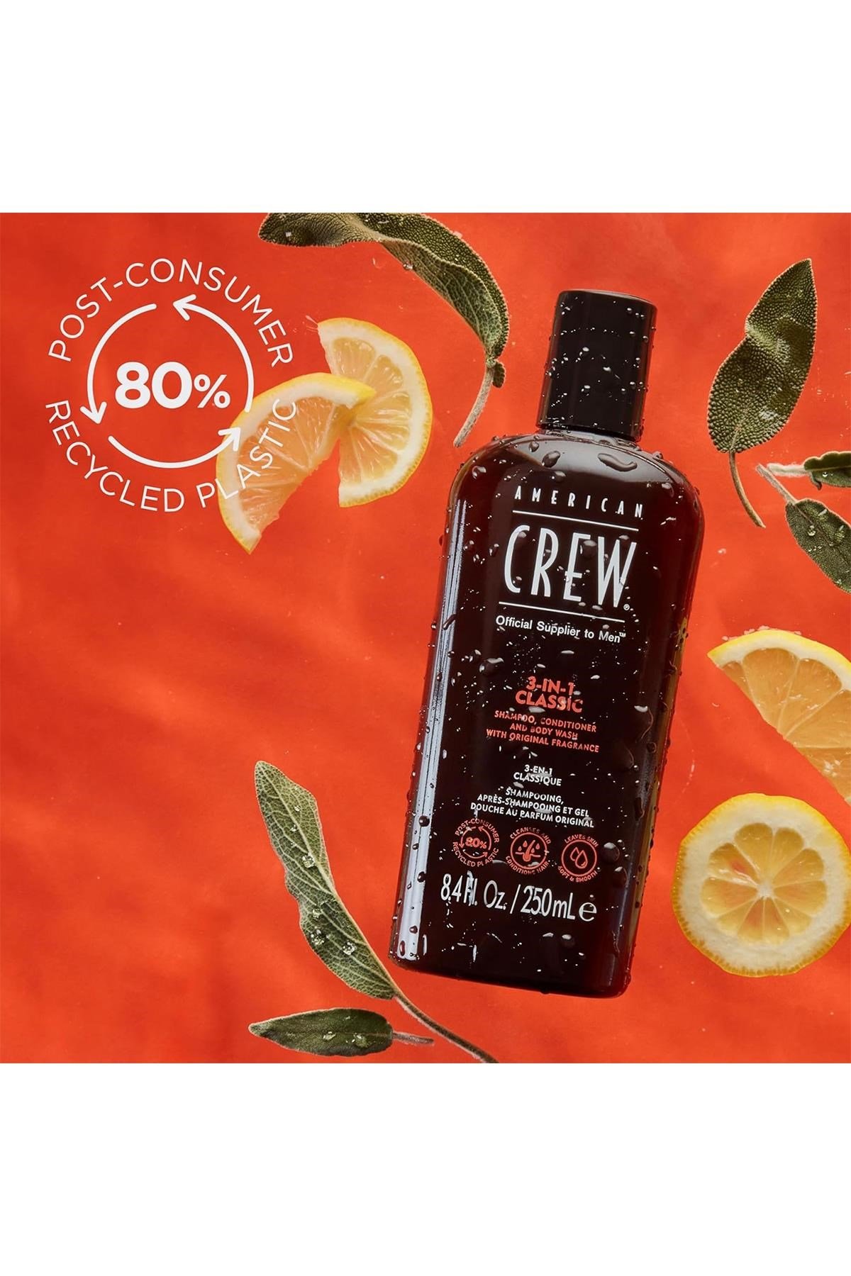 American Crew Men Classic 3’ü 1 Arada Şampuan 250ML