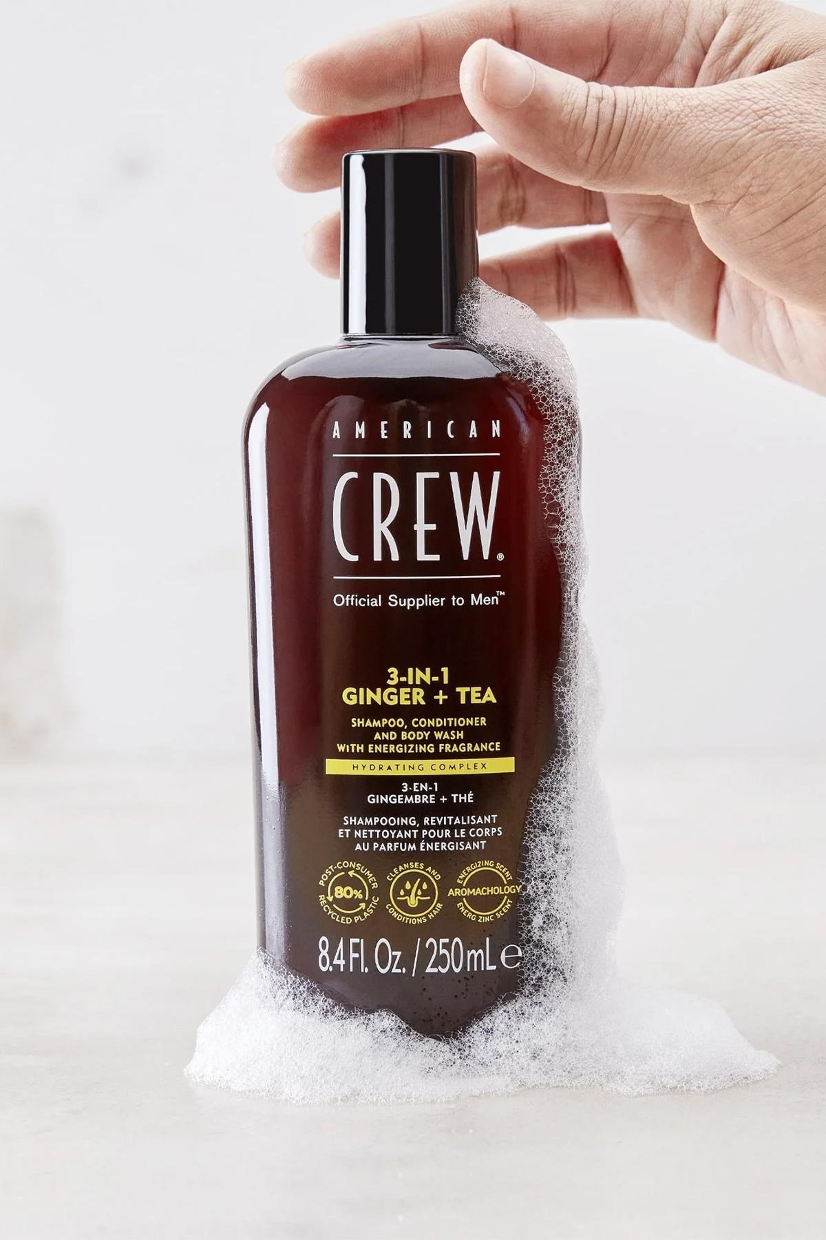 American Crew Men Ginger + Tea 3’ü 1 Arada Şampuan 250ML