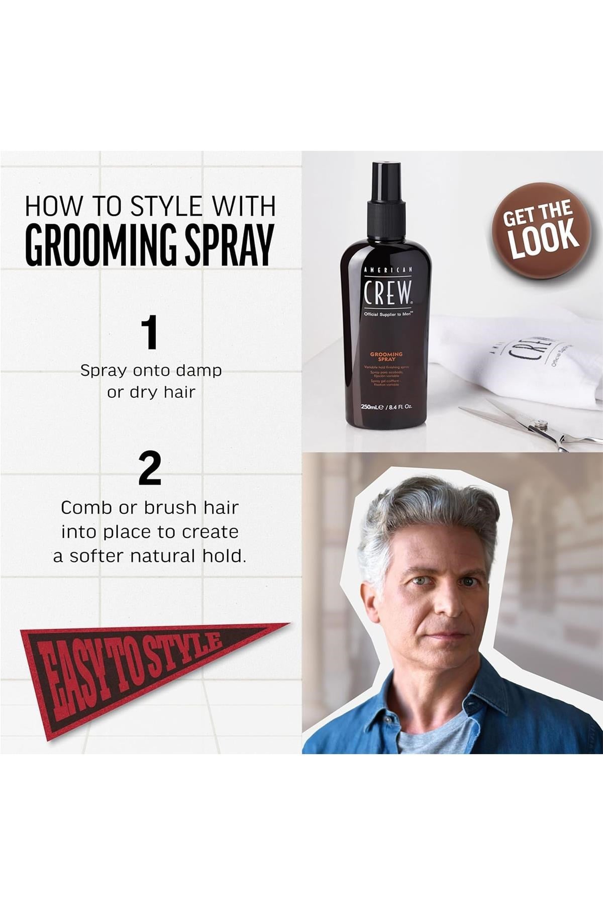 American Crew Men Grooming Spray Şekillendirici Saç Spreyi 250ML
