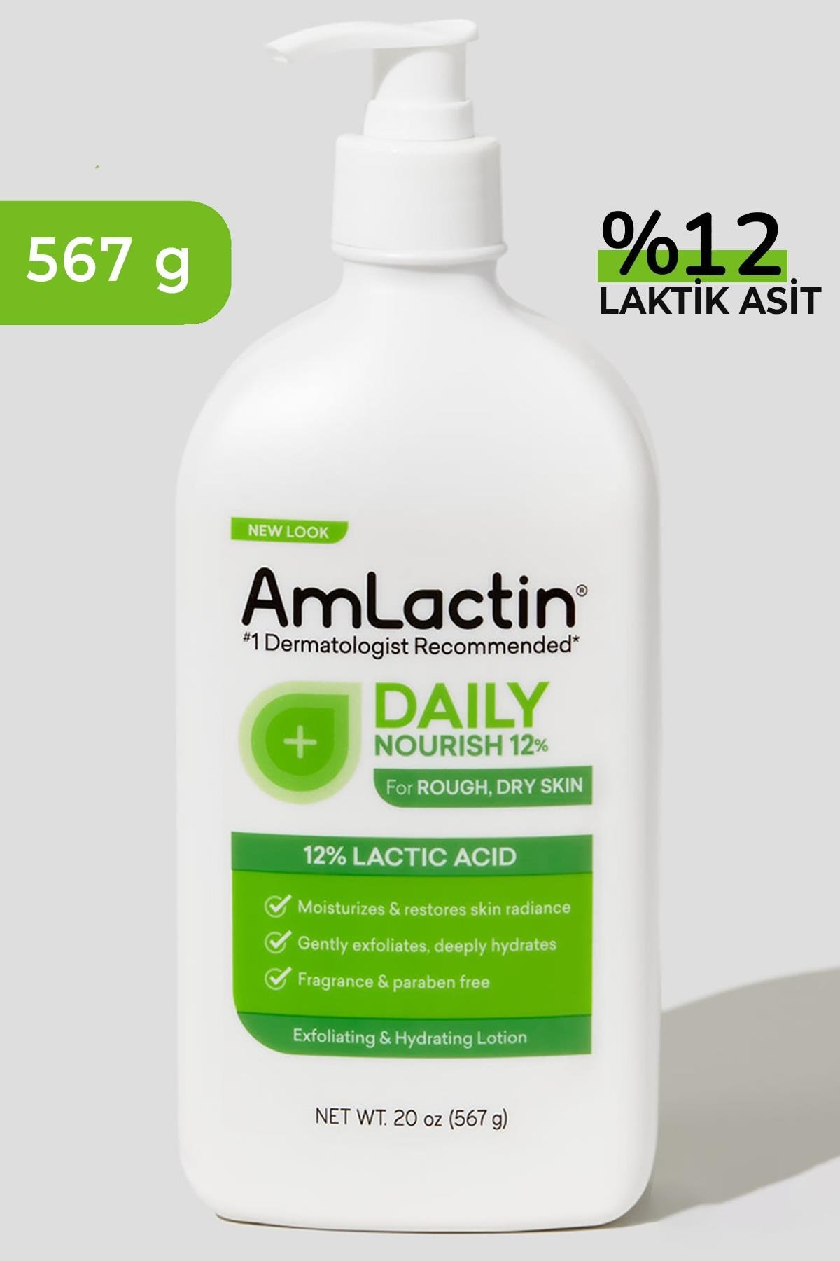 AmLactin 12% Lactic Acid Günlük Besleyici Losyon 567GR