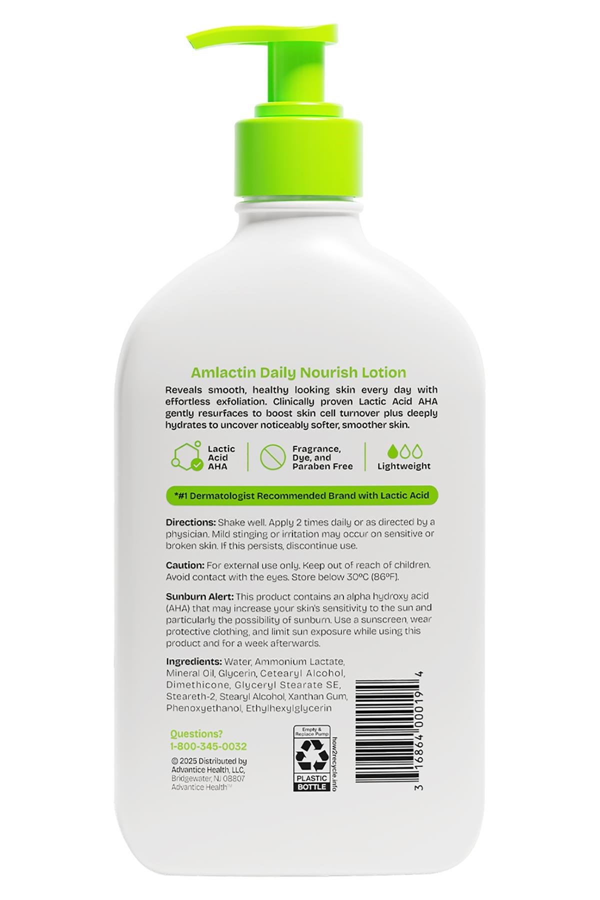 AmLactin 12% Lactic Acid Günlük Besleyici Losyon 400GR