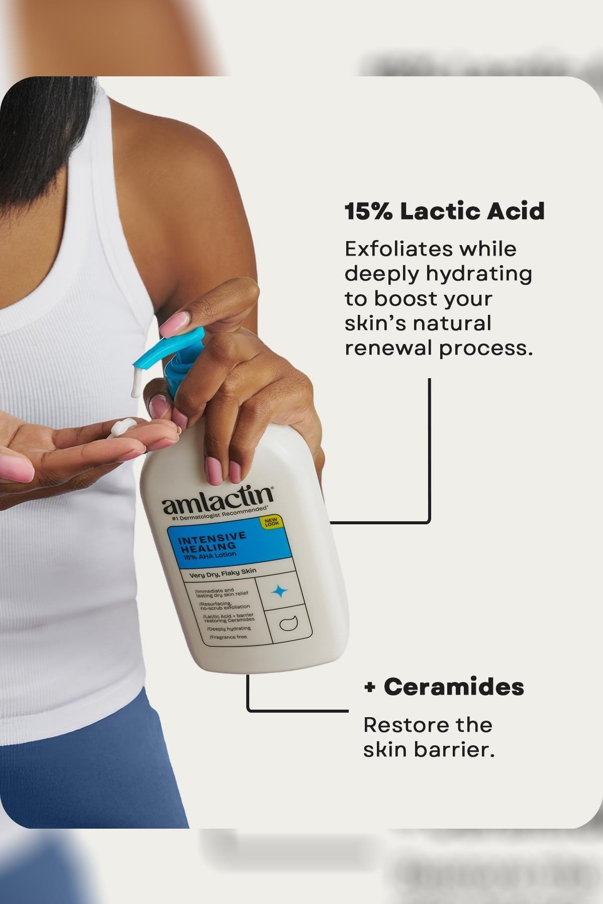 AmLactin 15% Lactic Acid Yoğun Onarıcı Bakım Losyonu 400GR