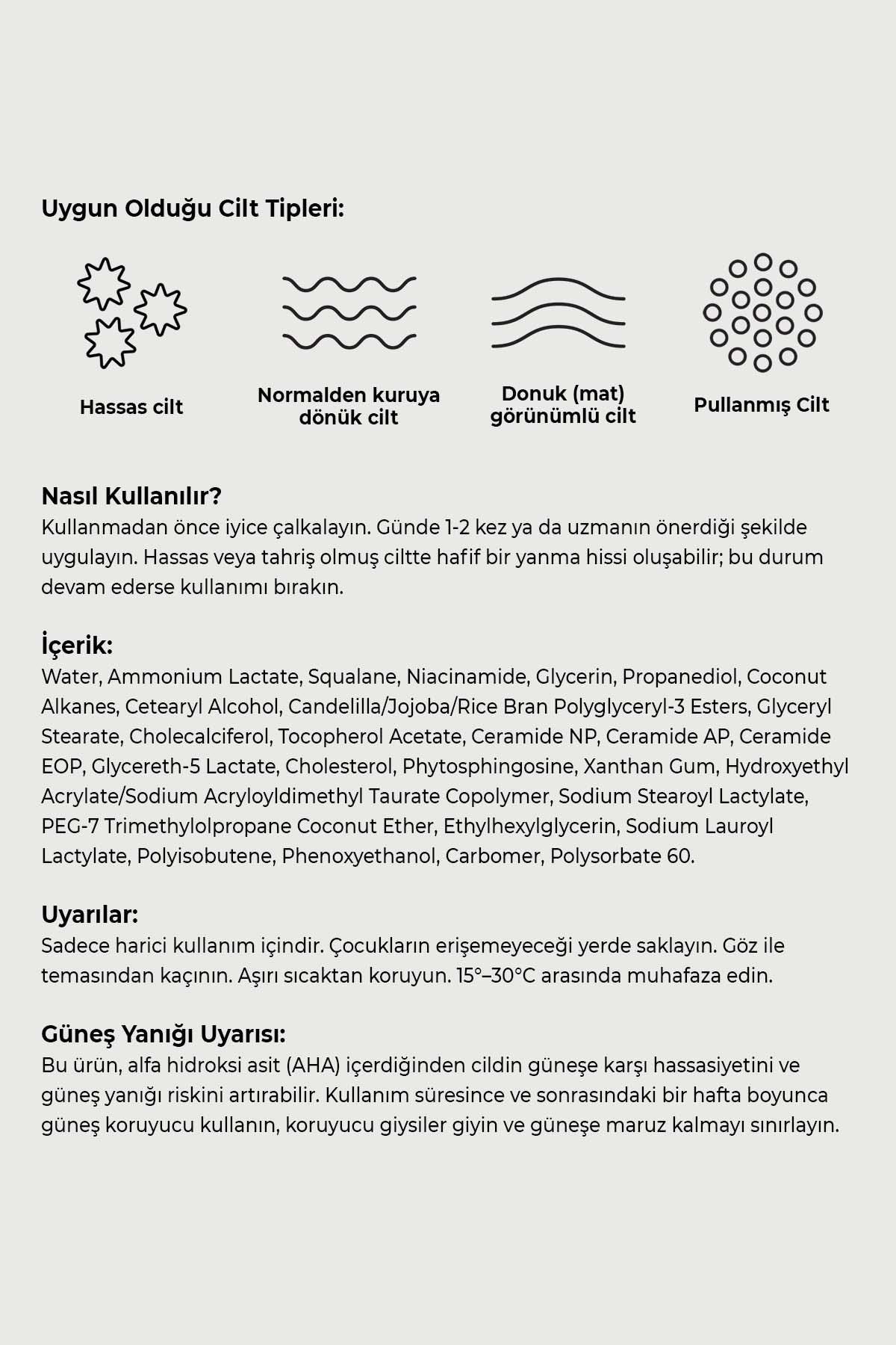 AmLactin 5% Lactic Acid Günlük Besleyici Losyon 225GR