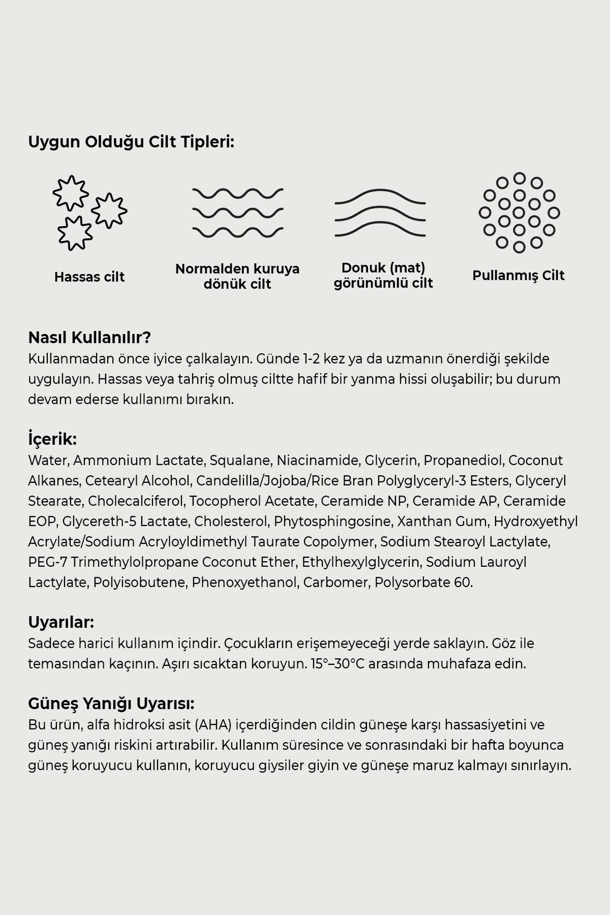 AmLactin 5% Lactic Acid Günlük Besleyici Losyon 225GR
