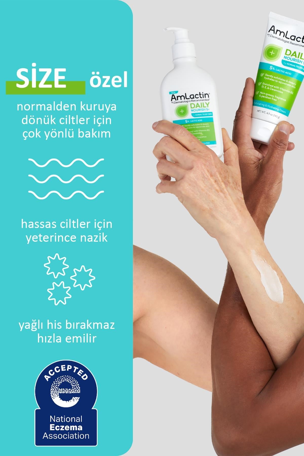 AmLactin 5% Lactic Acid Günlük Besleyici Losyon 225GR