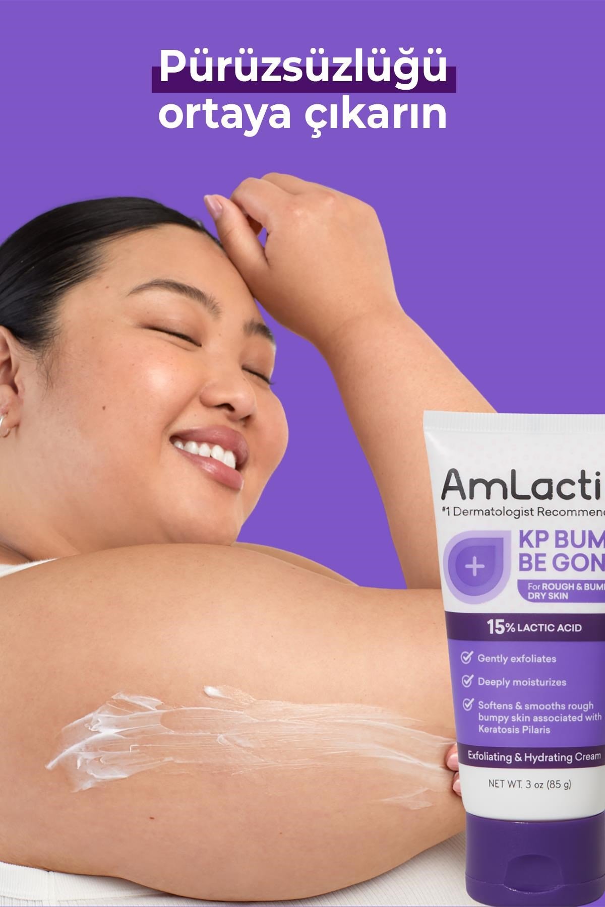 AmLactin KP Bumps 15% Lactic Acid Pürüz Karşıtı Krem 85GR