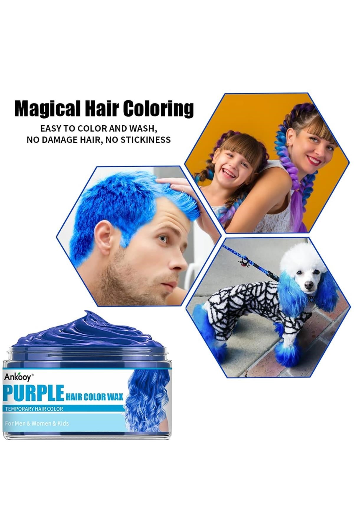 Ankooy Kırmızı Saç Renklendirici ve Şekillendirici Wax 80GR