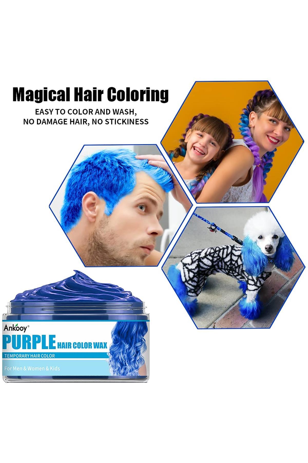 Ankooy Turuncu Saç Renklendirici ve Şekillendirici Wax 80GR