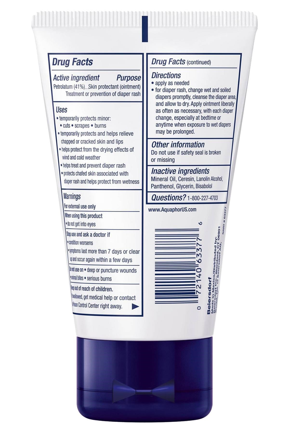 Aquaphor Bebekler İçin Çok Amaçlı Cilt Bakım Kremi 85GR