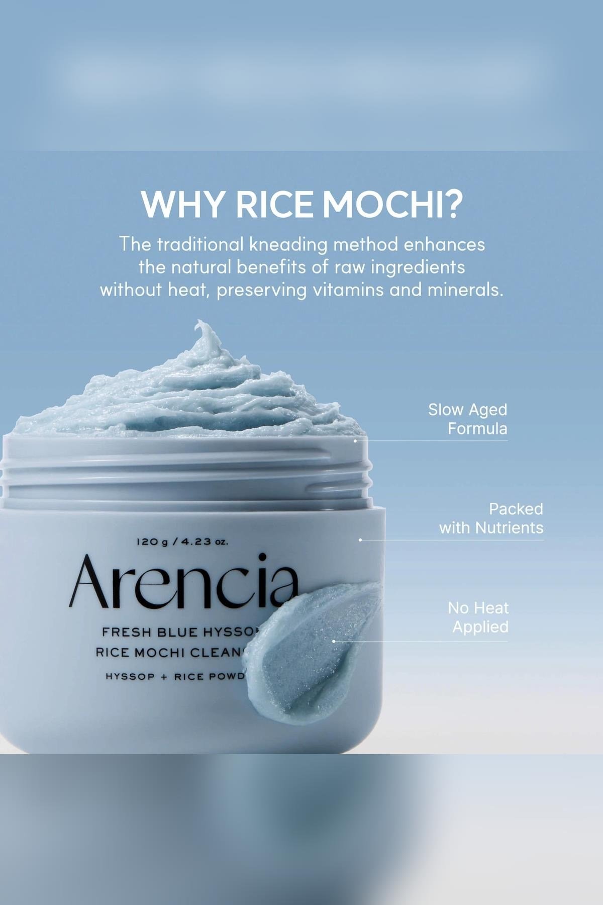 Arencia Fresh Blue Hyssop Rice Mochi Yüz Temizleyici 120GR
