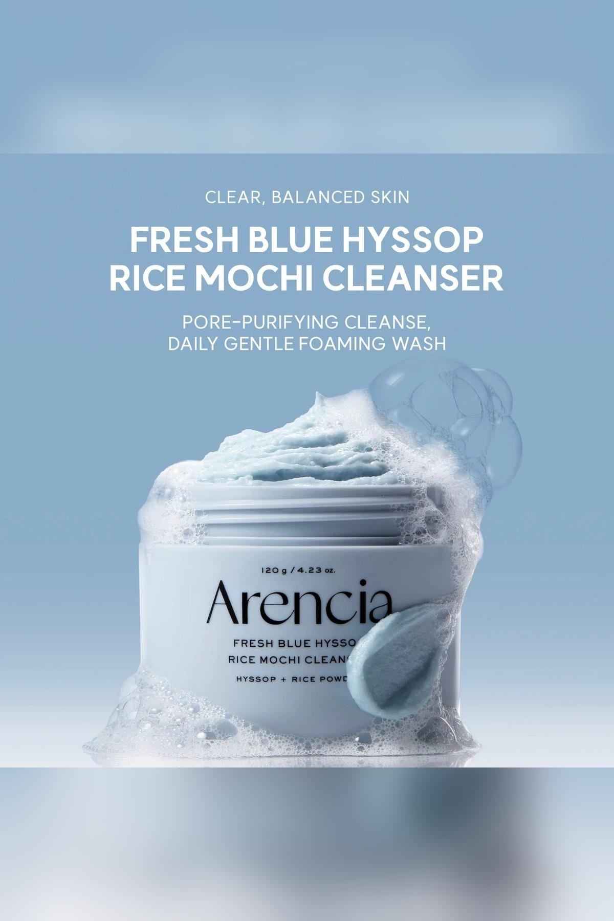 Arencia Fresh Blue Hyssop Rice Mochi Yüz Temizleyici 120GR