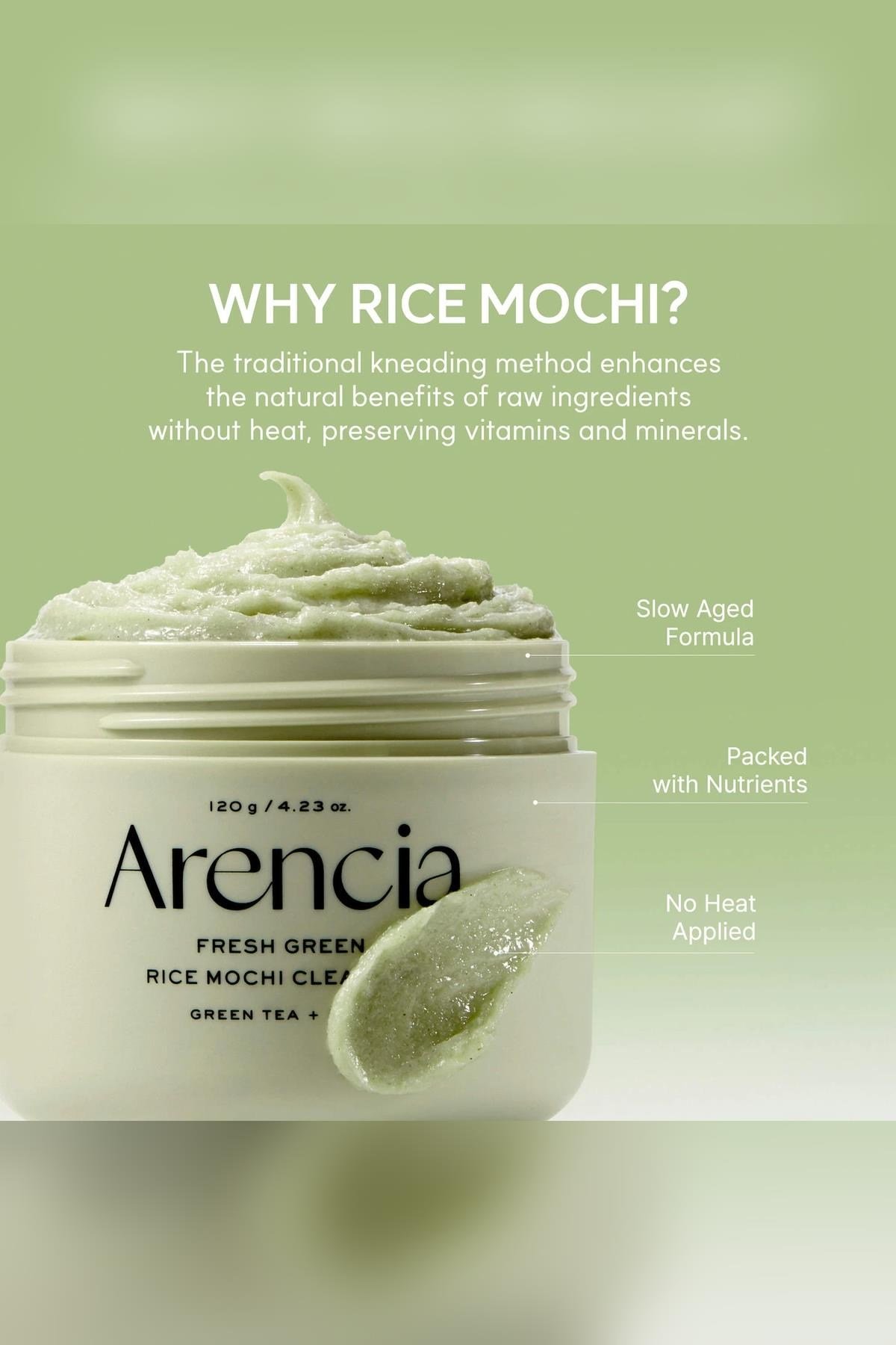 Arencia Fresh Green Rice Mochi Yüz Temizleyici 120GR
