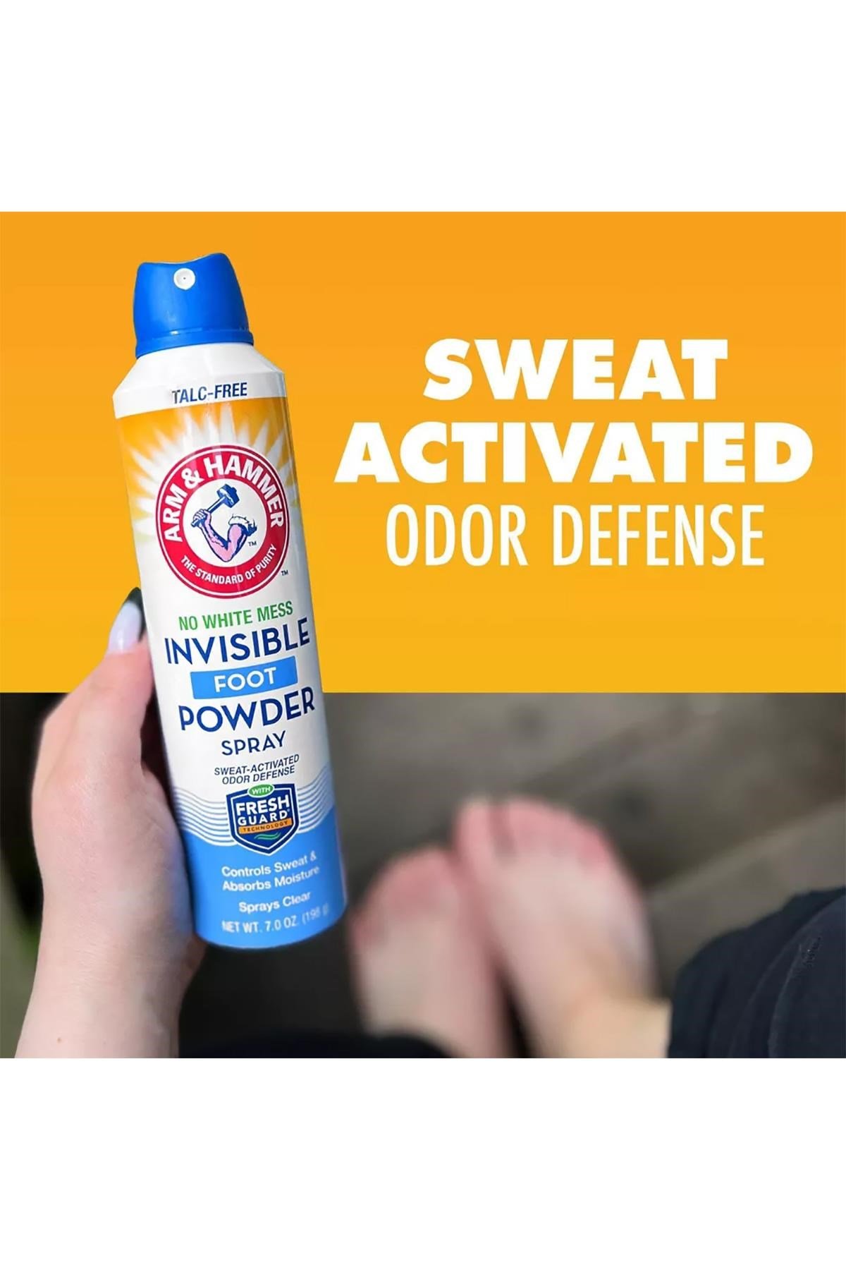 Arm & Hammer Ayak Kokusu Karşıtı Şeffaf Ayak Spreyi 198GR