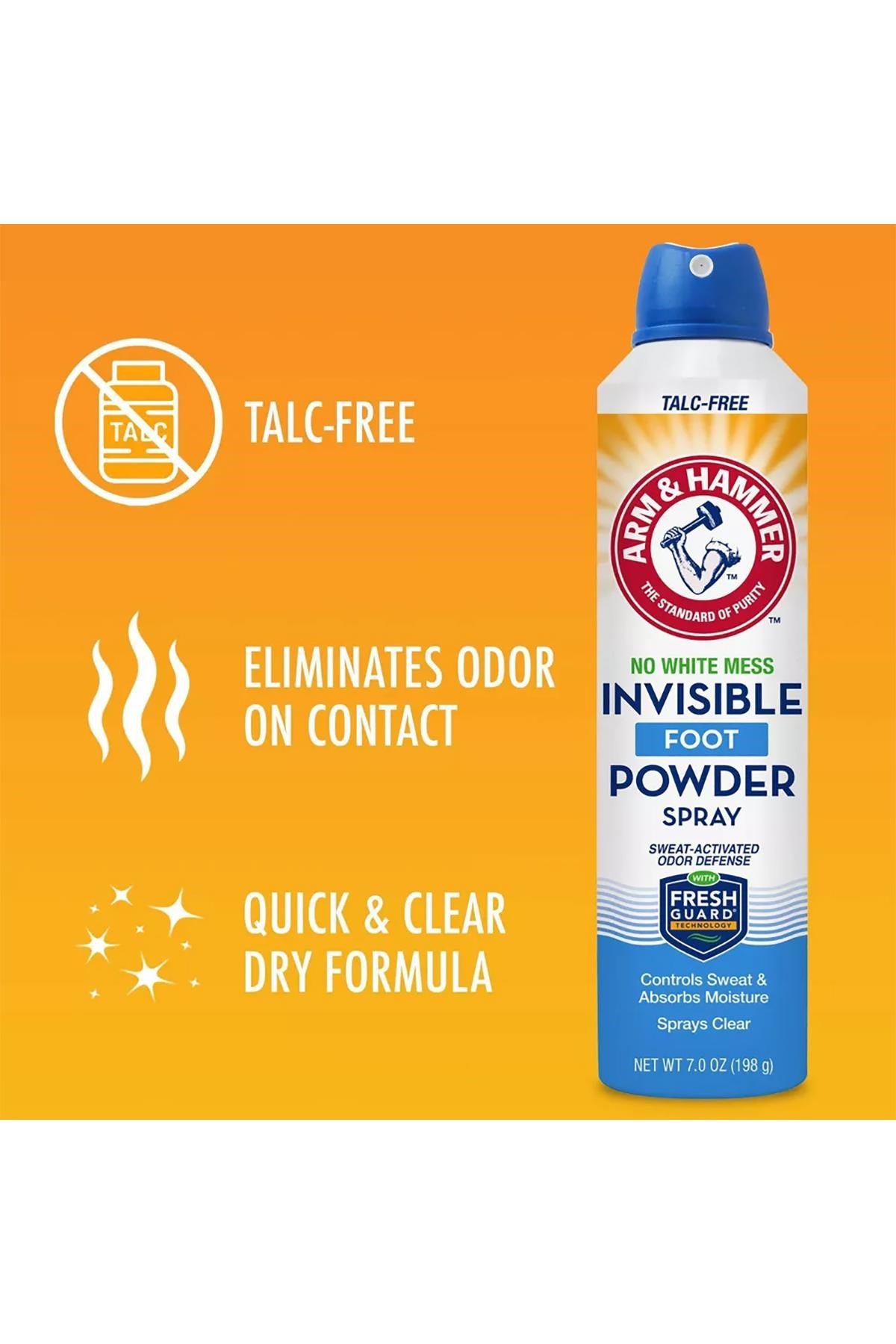 Arm & Hammer Ayak Kokusu Karşıtı Şeffaf Ayak Spreyi 198GR