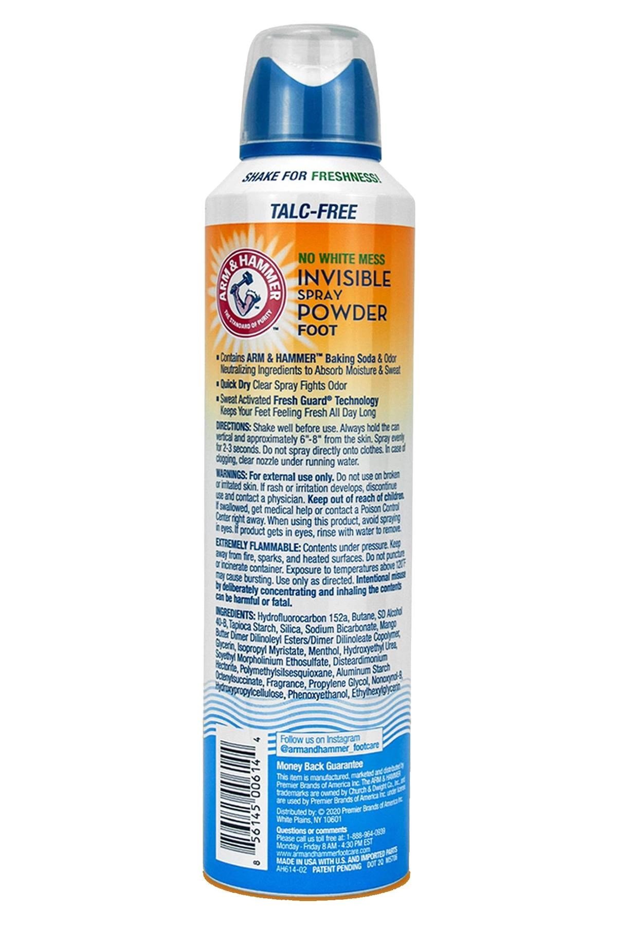 Arm & Hammer Ayak Kokusu Karşıtı Şeffaf Ayak Spreyi 198GR