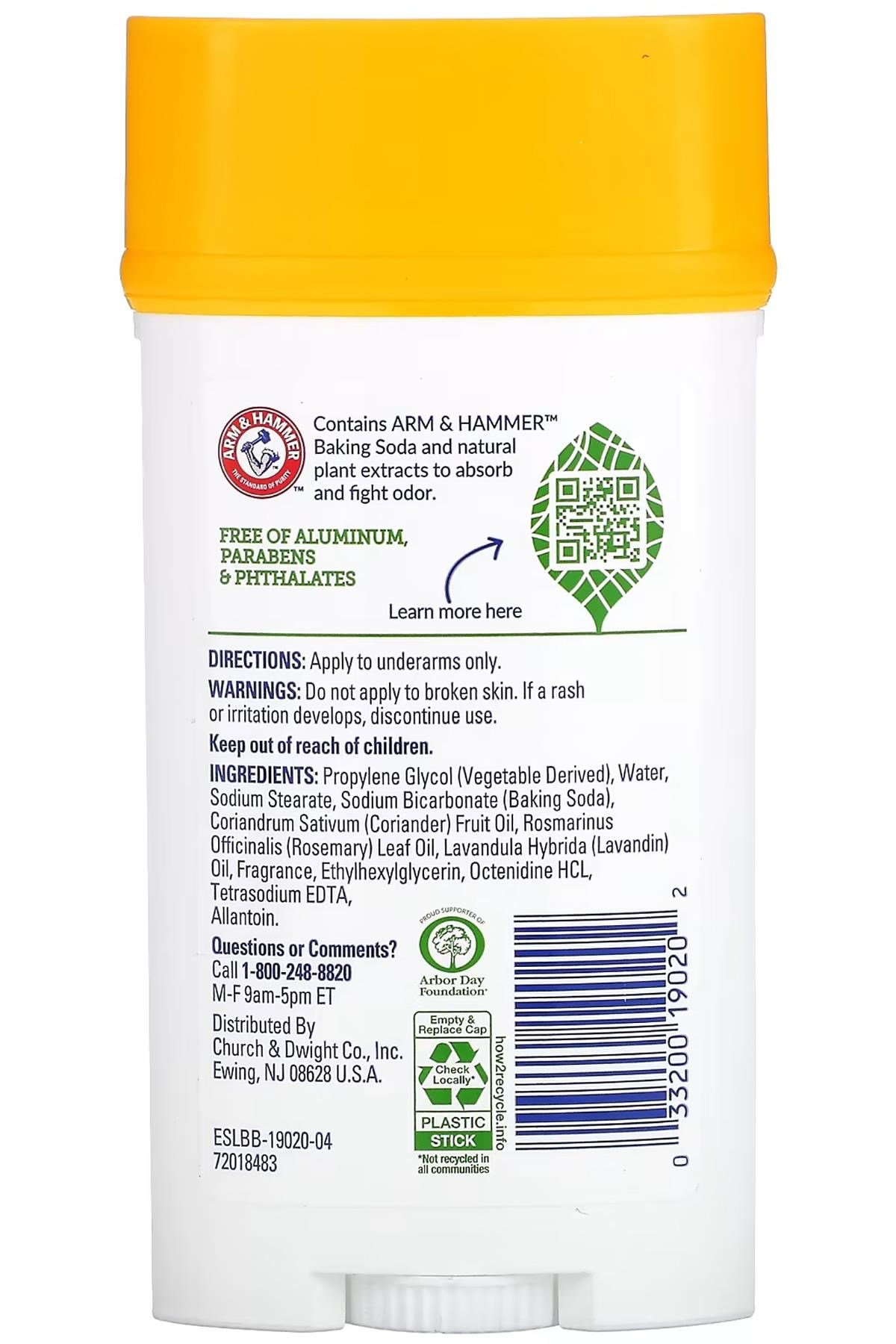 Arm & Hammer Essentials Rosemary Lavender Deodorant 71GR
