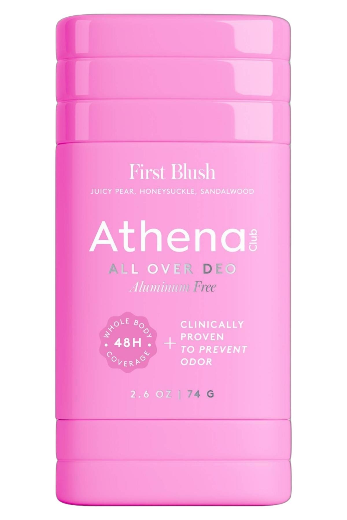 Athena Club First Blush Alüminyumsuz Tüm Vücut Stick Deodorant 74GR