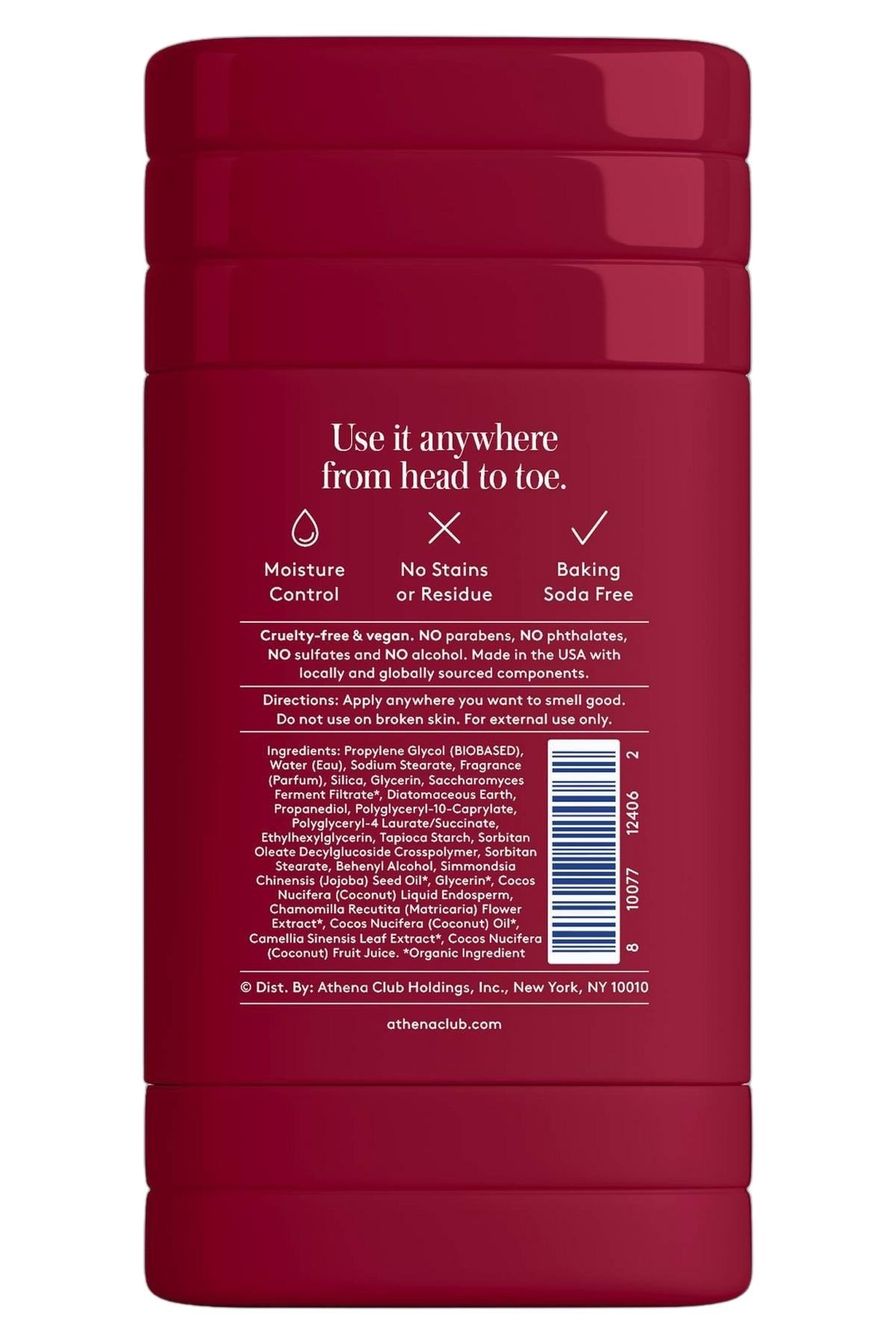 Athena Club Love Letter Alüminyumsuz Tüm Vücut Stick Deodorant 74GR