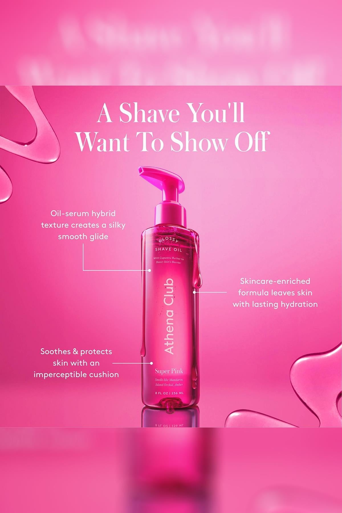 Athena Club Super Pink Kadın Tıraş Yağı 236ML