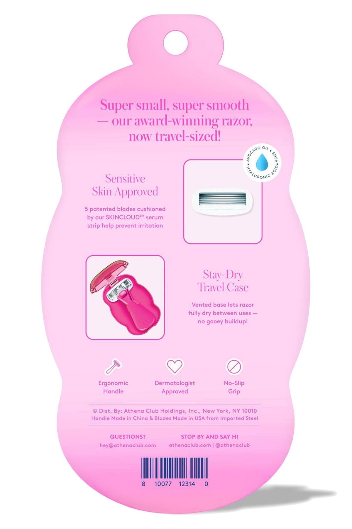 Athena Club Super Pink Mini Seyahat Boy Kadın Tıraş Bıçağı