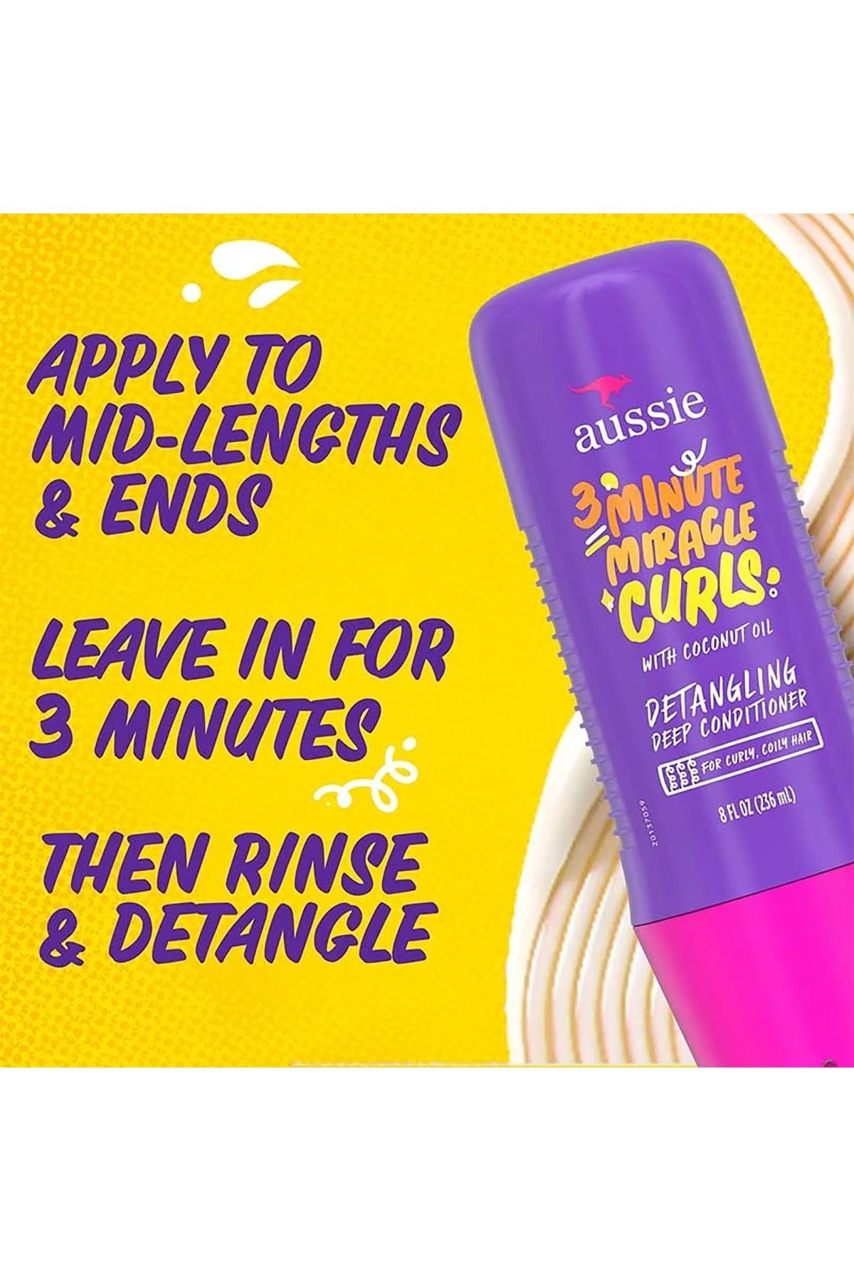 Aussie 3 Minute Miracle Bukle Belirginleştirici Saç Bakım Kremi 236ML
