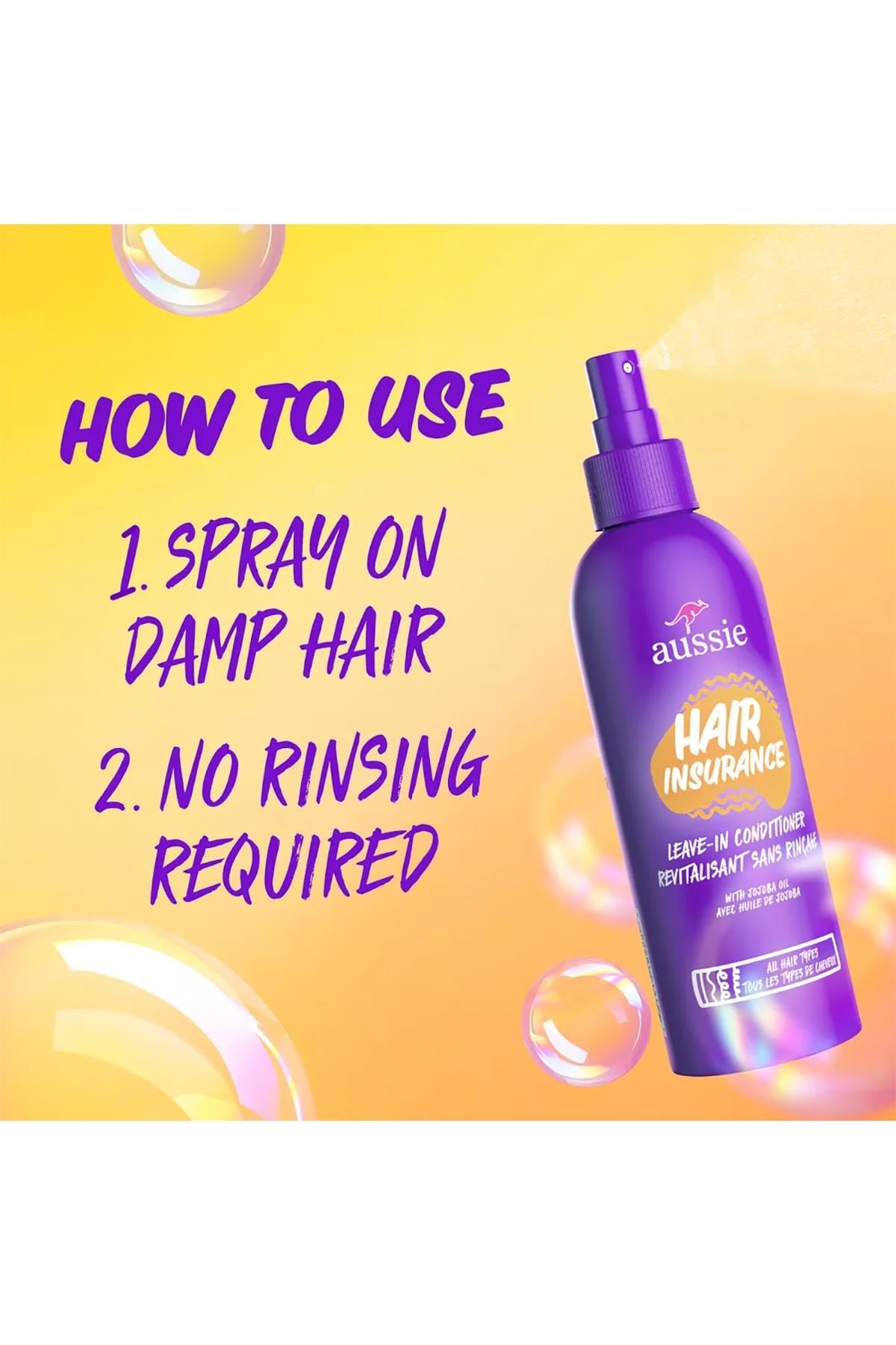 Aussie Hair Insurance Durulanmayan Saç Bakım Spreyi 236ML