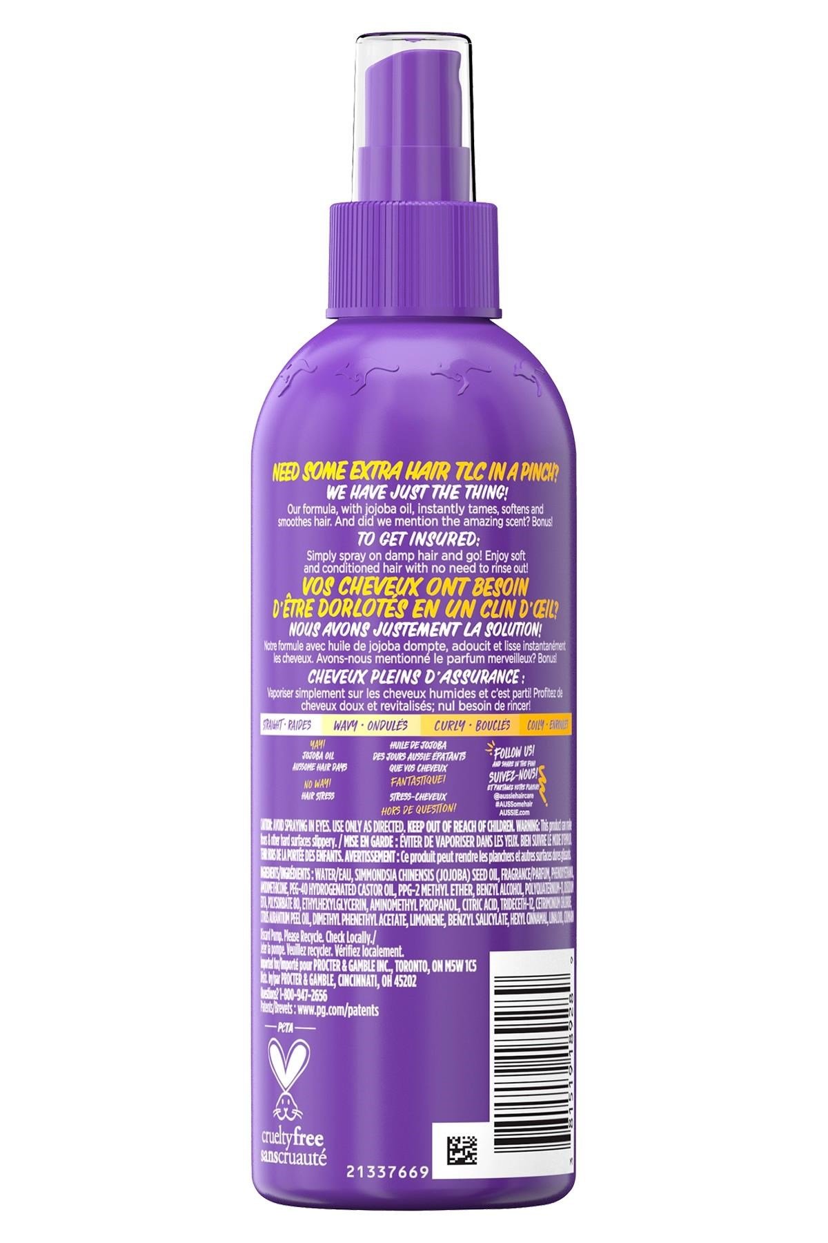 Aussie Hair Insurance Durulanmayan Saç Bakım Spreyi 236ML