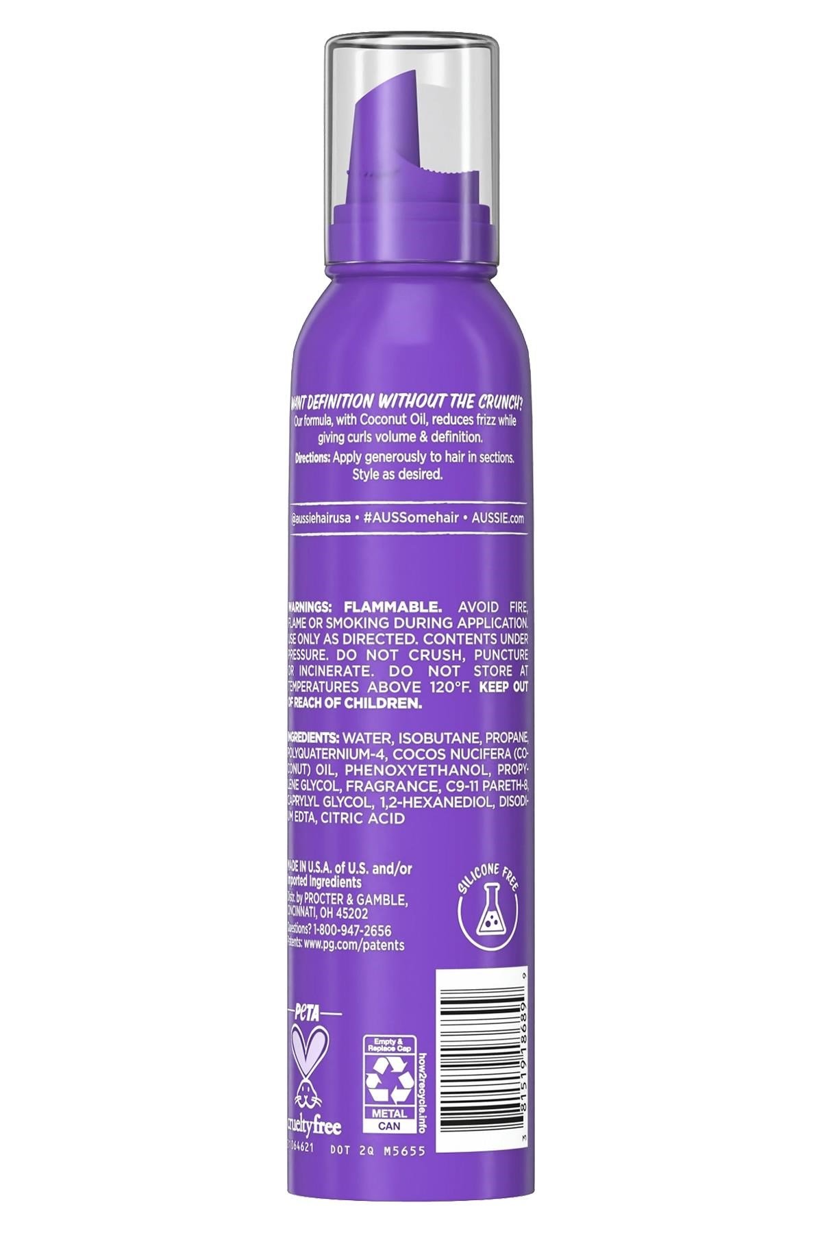 Aussie Miracle Curls Bukle Belirginleştirici Saç Köpüğü 170GR