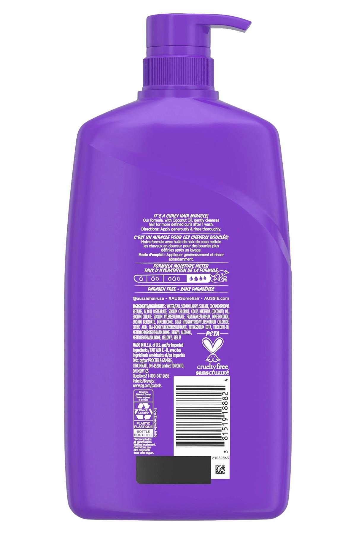 Aussie Miracle Curls Bukle Belirginleştirici Şampuan 778ML