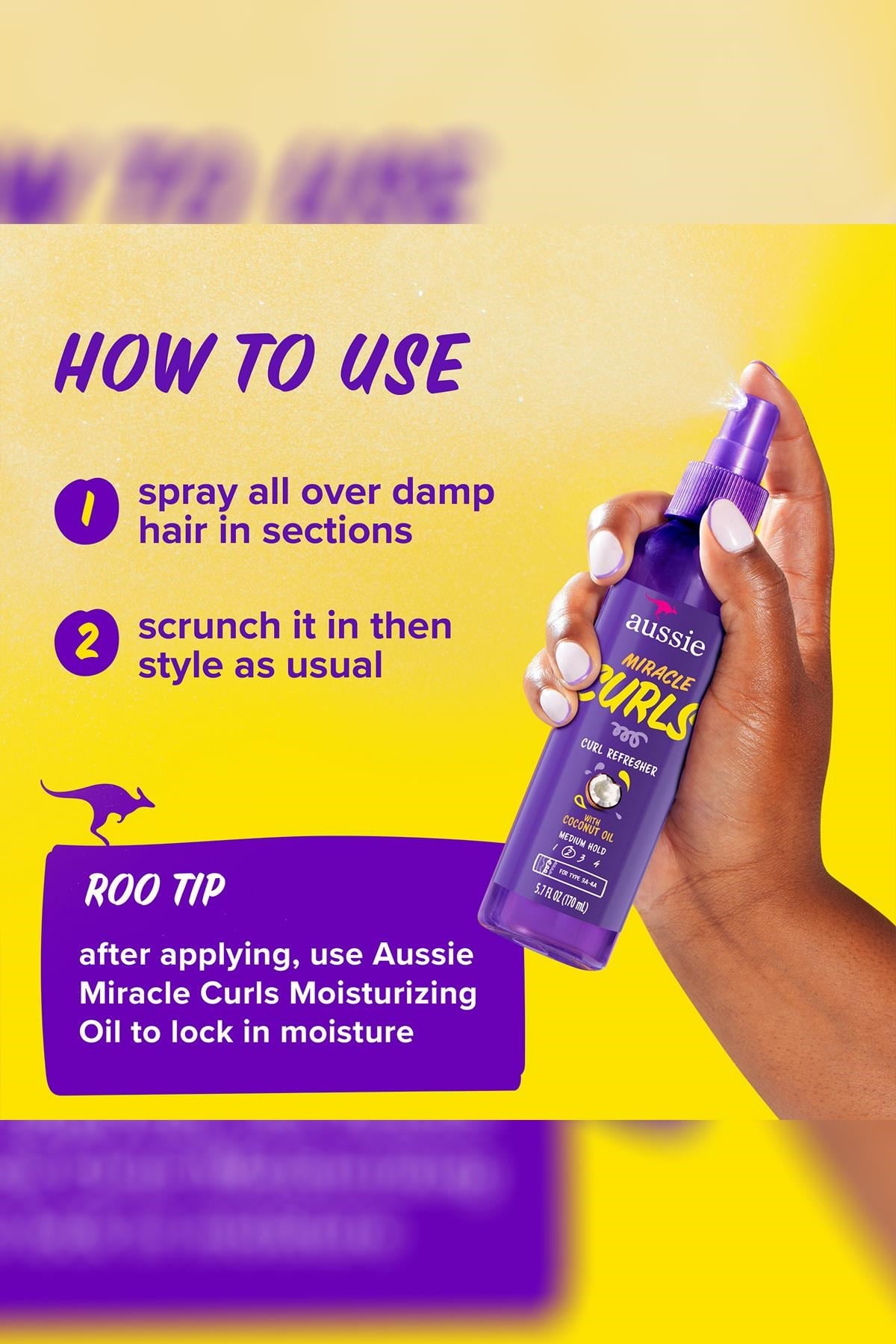 Aussie Miracle Curls Bukle Belirginleştirici Saç Spreyi 170ML