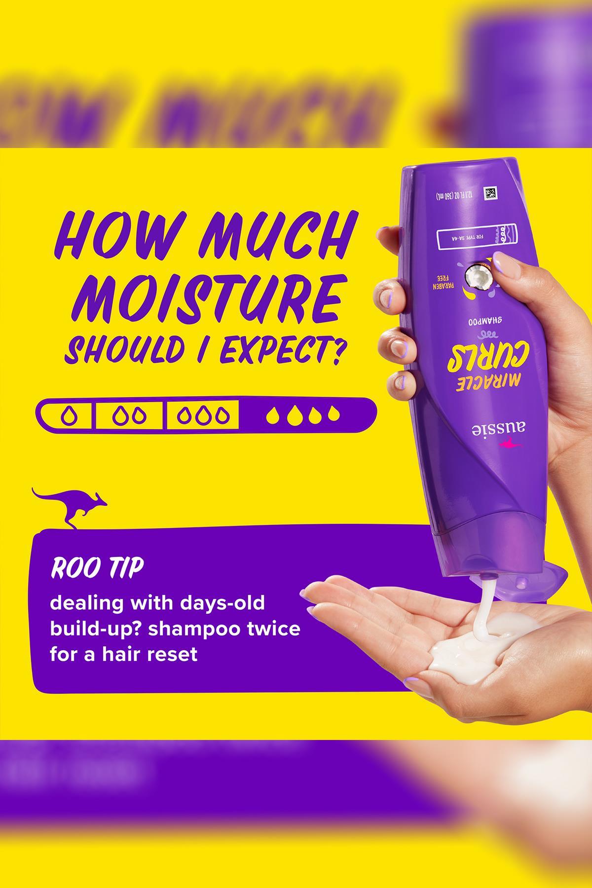 Aussie Miracle Curls Bukle Belirginleştirici Şampuan 360ML