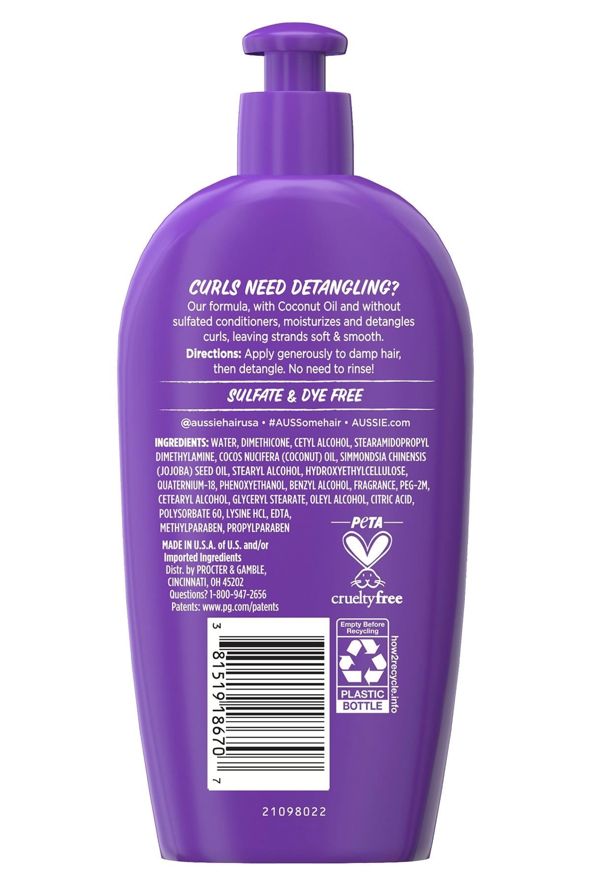 Aussie Miracle Curls Dolaşık Saç Açıcı Durulanmayan Saç Bakım Sütü 200ML