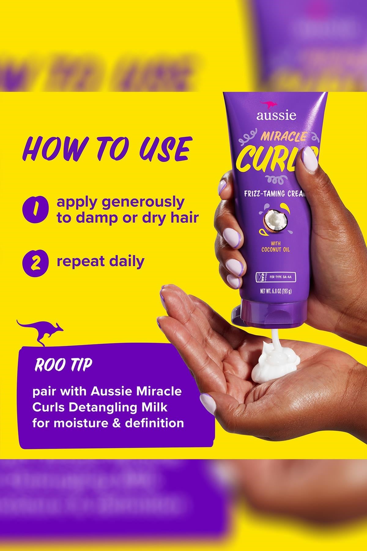 Aussie Miracle Curls Kabarma Karşıtı Bukle Belirginleştirici Krem 193GR