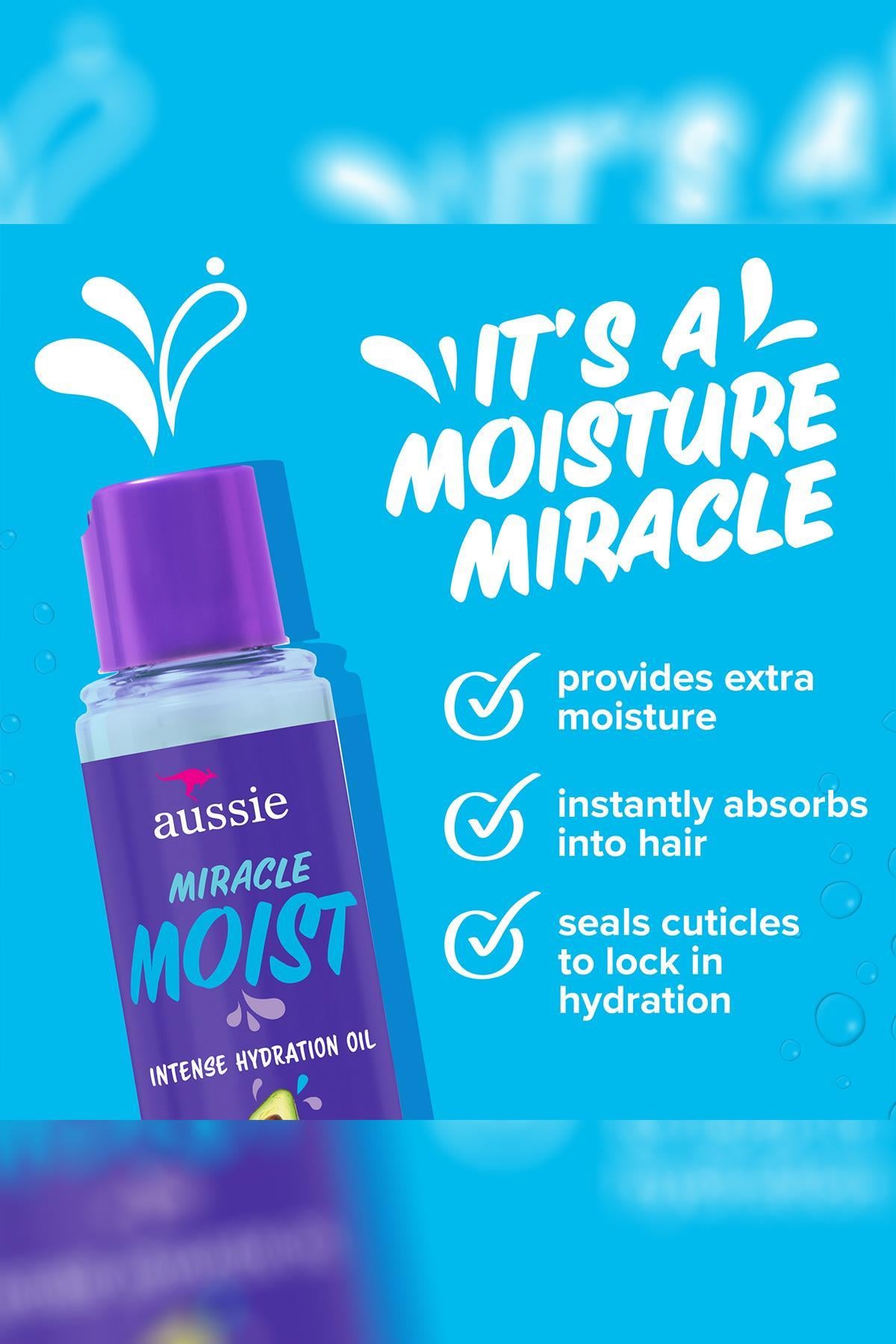 Aussie Miracle Moist Yoğun Nemlendirici Saç Bakım Yağı 95ML