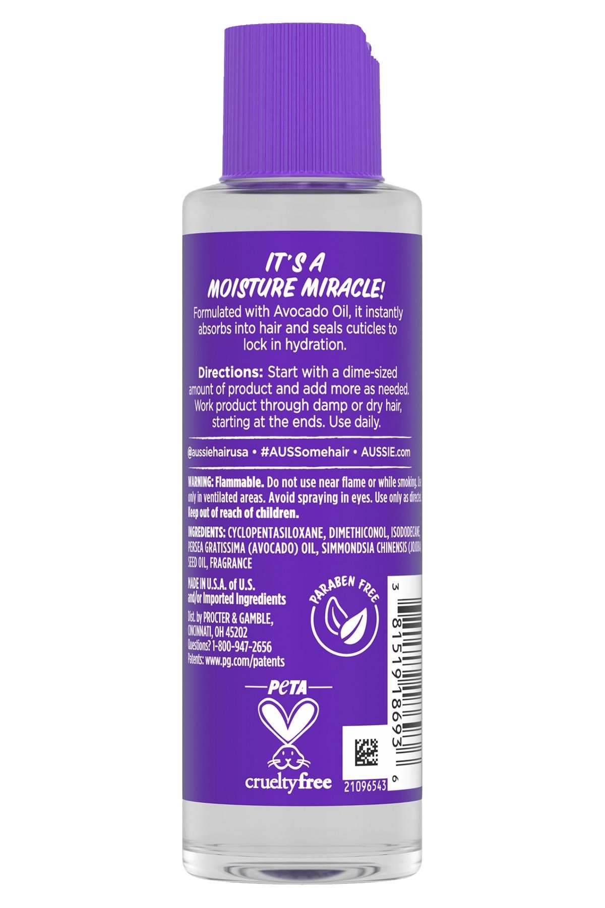 Aussie Miracle Moist Yoğun Nemlendirici Saç Bakım Yağı 95ML