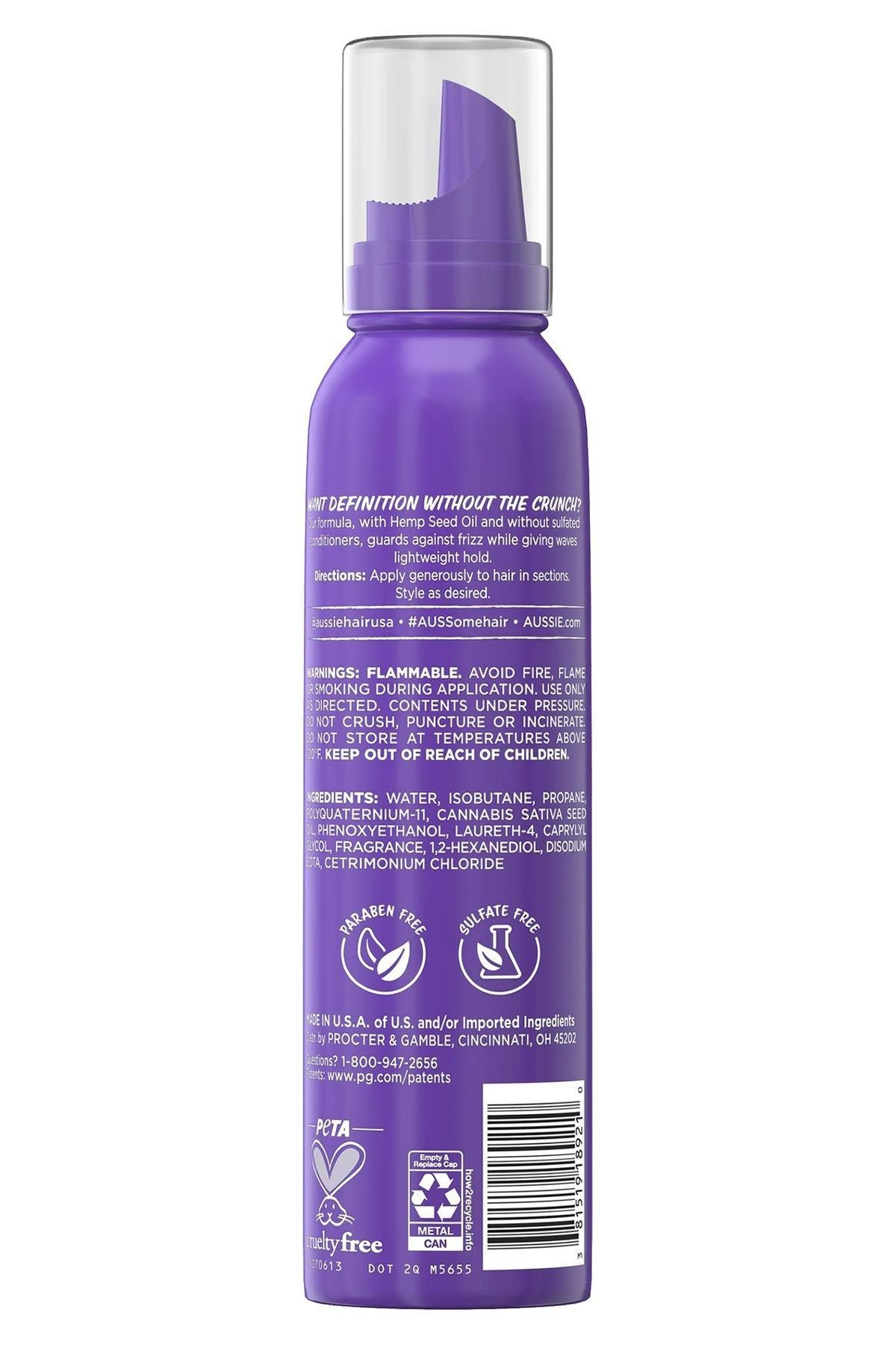 Aussie Miracle Waves Yumuşak Bukle Belirginleştirici Saç Köpüğü 170GR