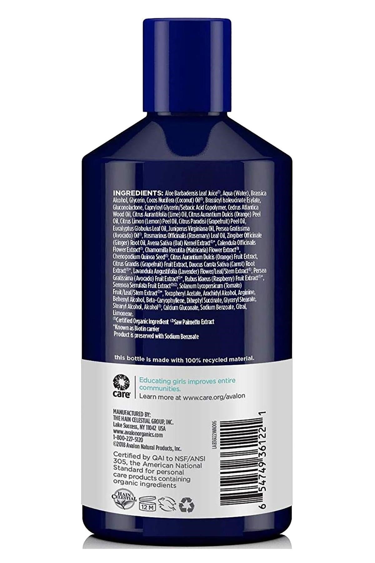 Avalon Organics Biotin B Kompleks Saç Kremi 397GR