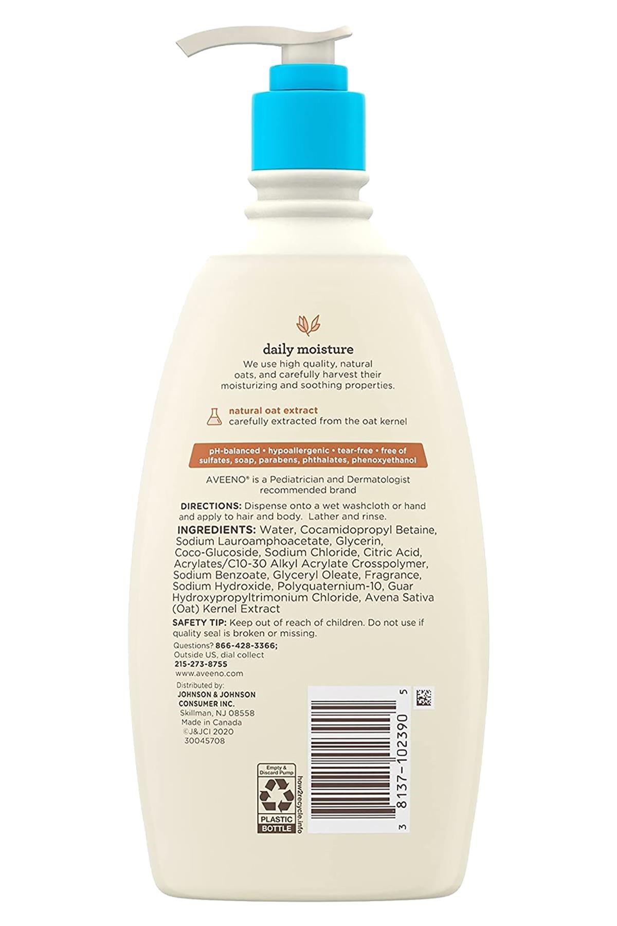 Aveeno Baby Bebek Şampuanı 532ML