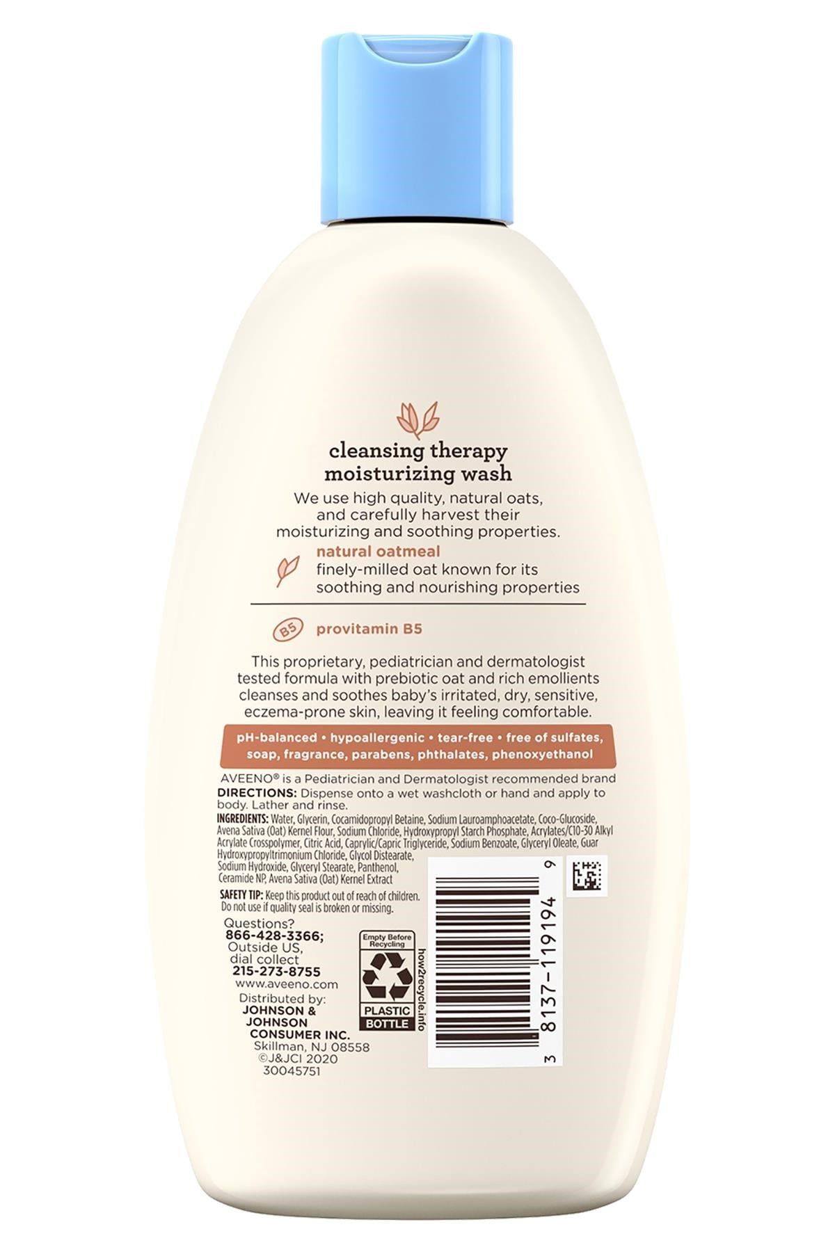 Aveeno Baby Cleansing Therapy Nemlendirici Bebek Yıkama 236ML
