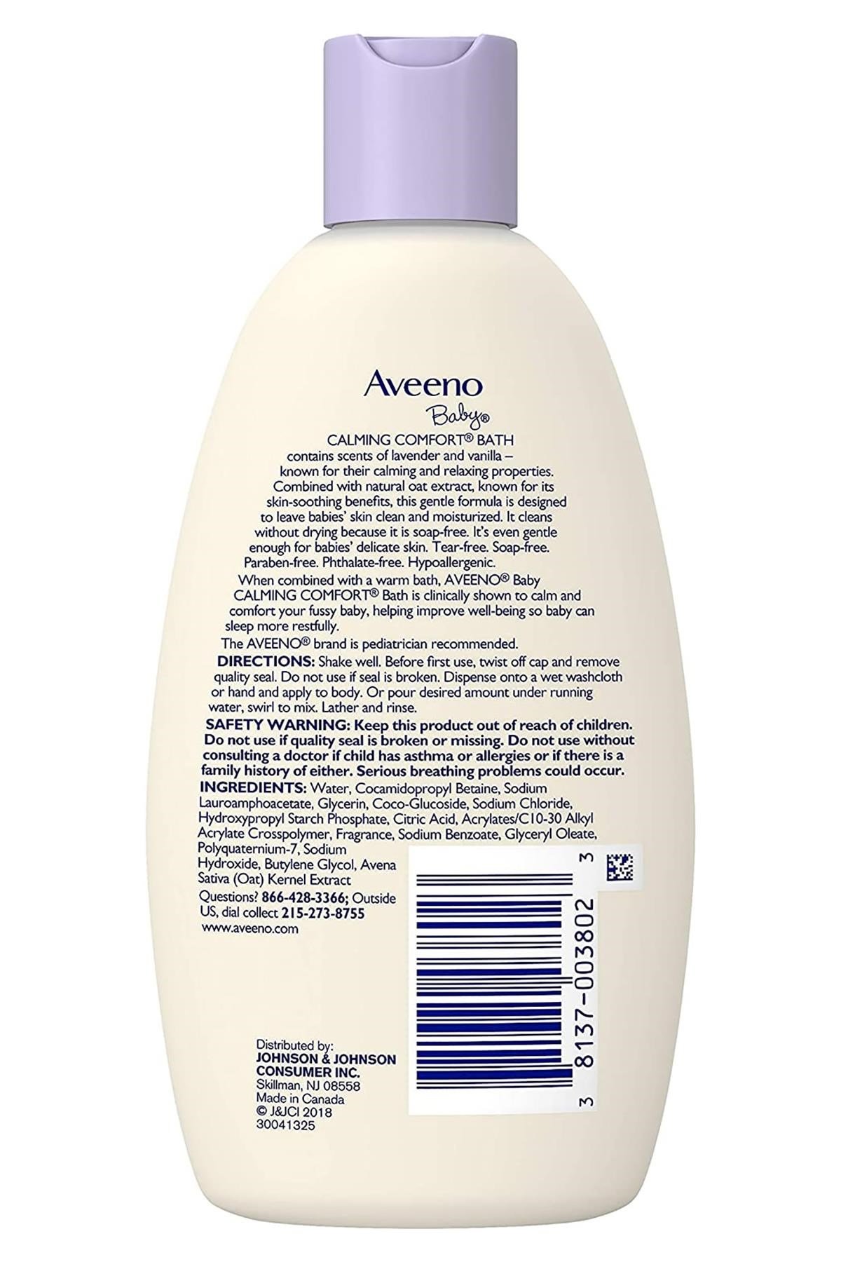 Aveeno Baby Lavender Vanilla Banyo Bakımı 236ML