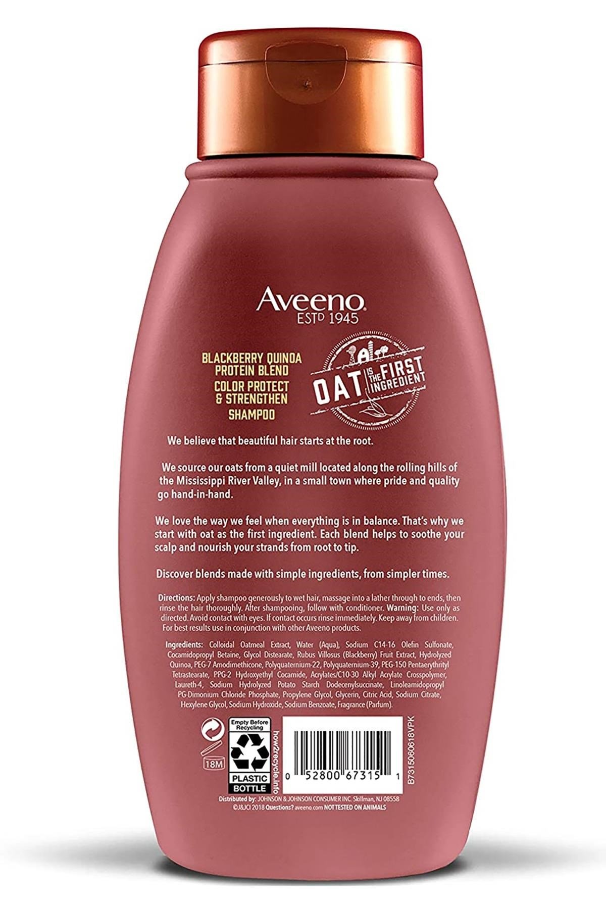Aveeno Blackberry Quinoa Protein Blend Şampuan 354ML