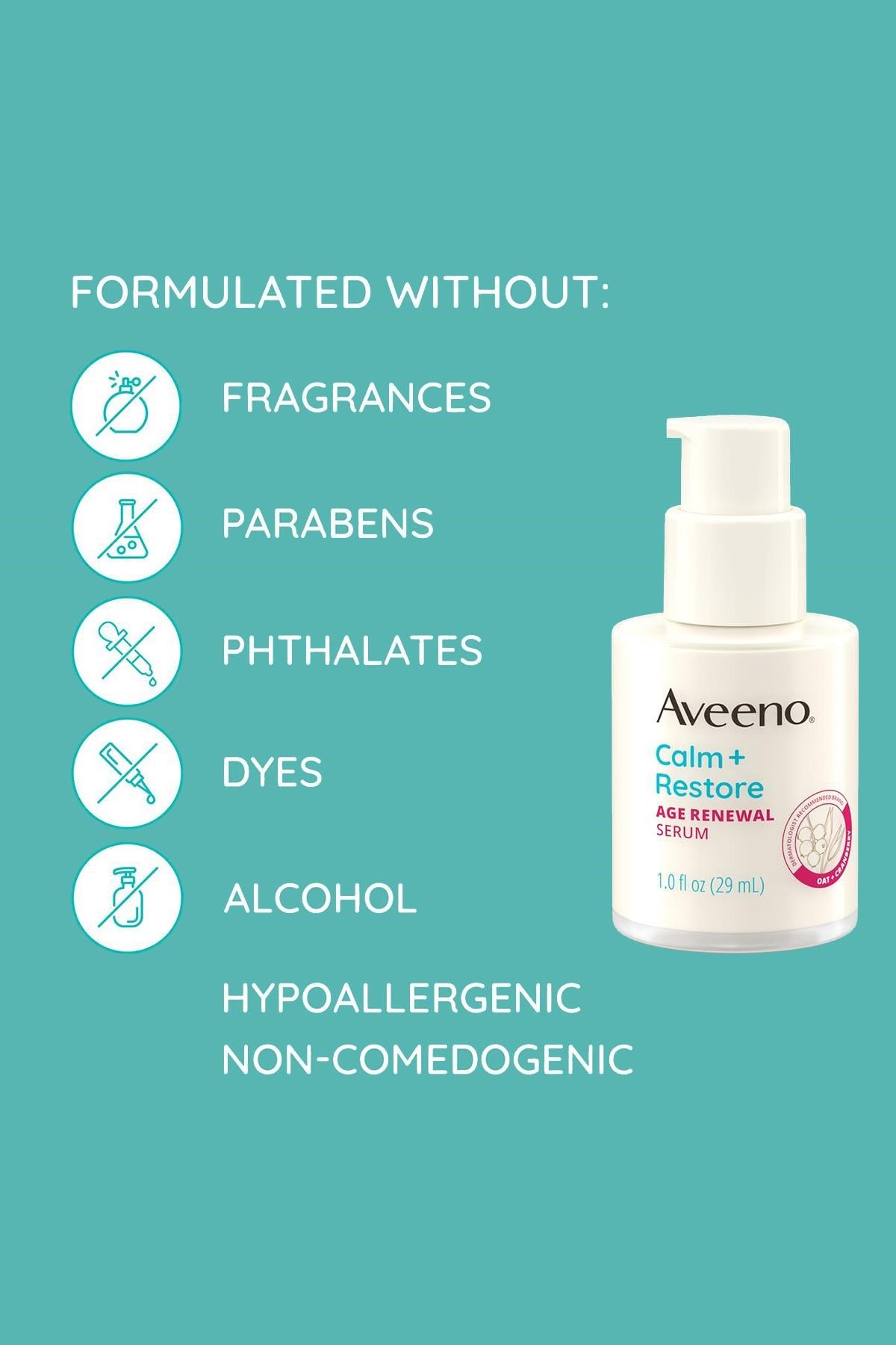 Aveeno Calm + Restore Age Renewal Yüz Serumu 29ML
