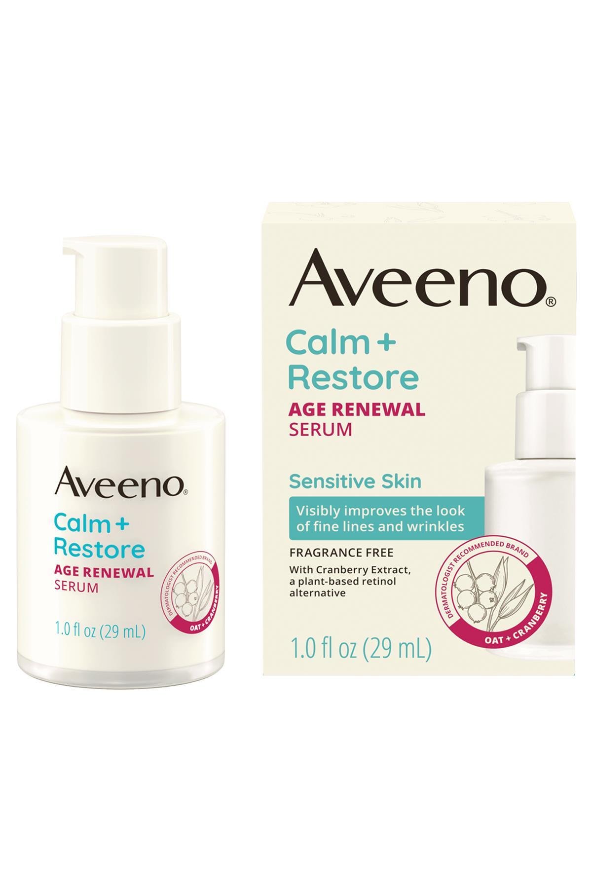 Aveeno Calm + Restore Age Renewal Yüz Serumu 29ML