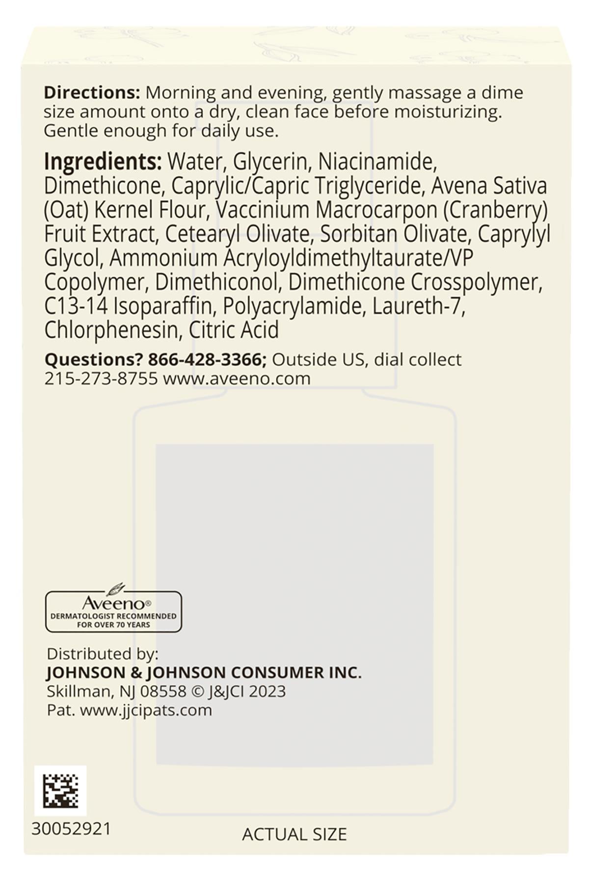 Aveeno Calm + Restore Age Renewal Yüz Serumu 29ML