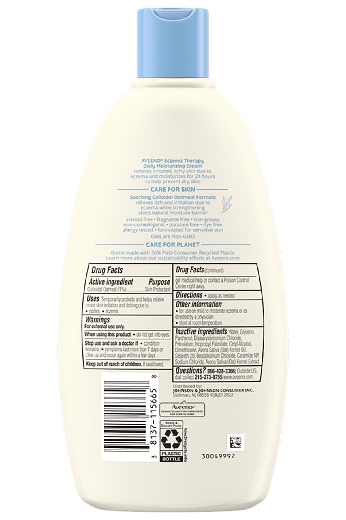 Aveeno Eczema Therapy Günlük Nemlendirici Krem 354ML