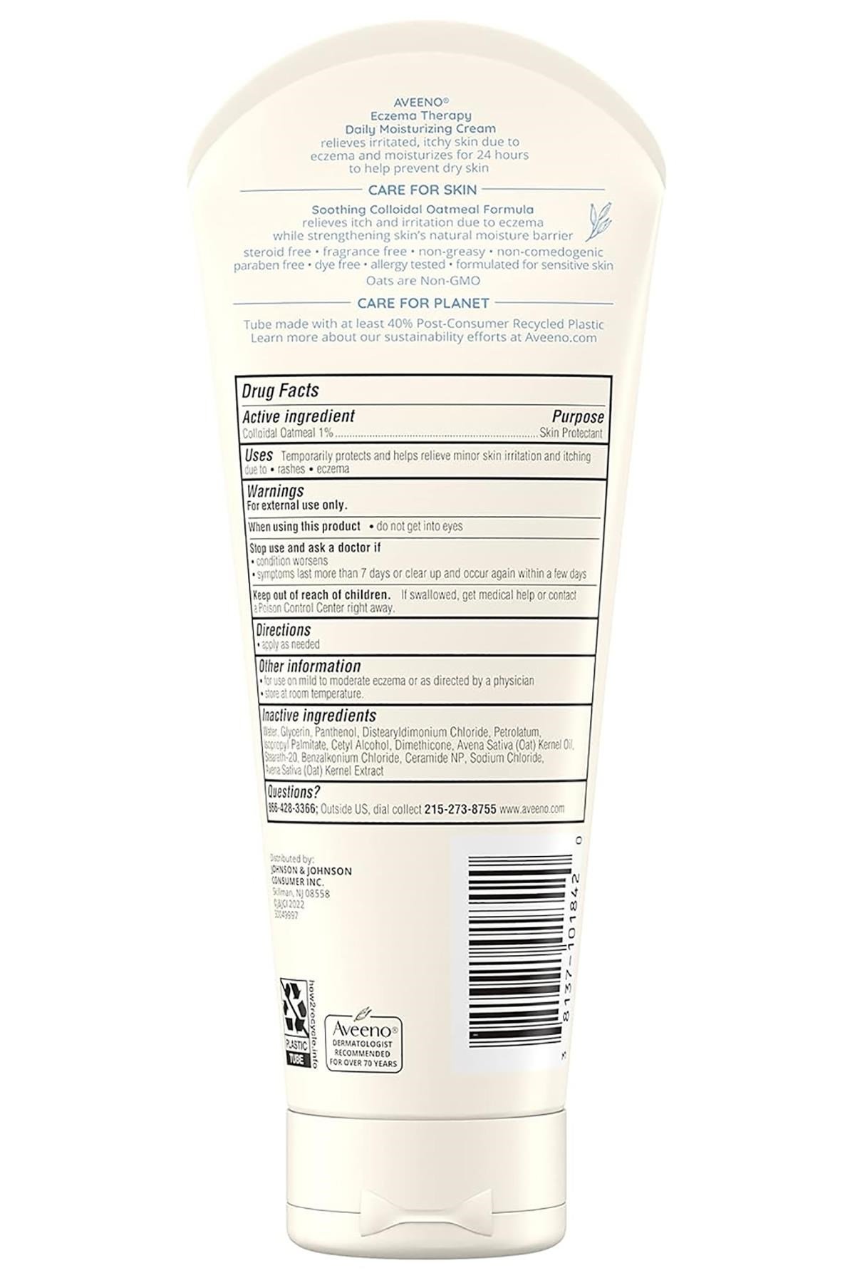Aveeno Eczema Therapy Günlük Nemlendirici Krem 206GR
