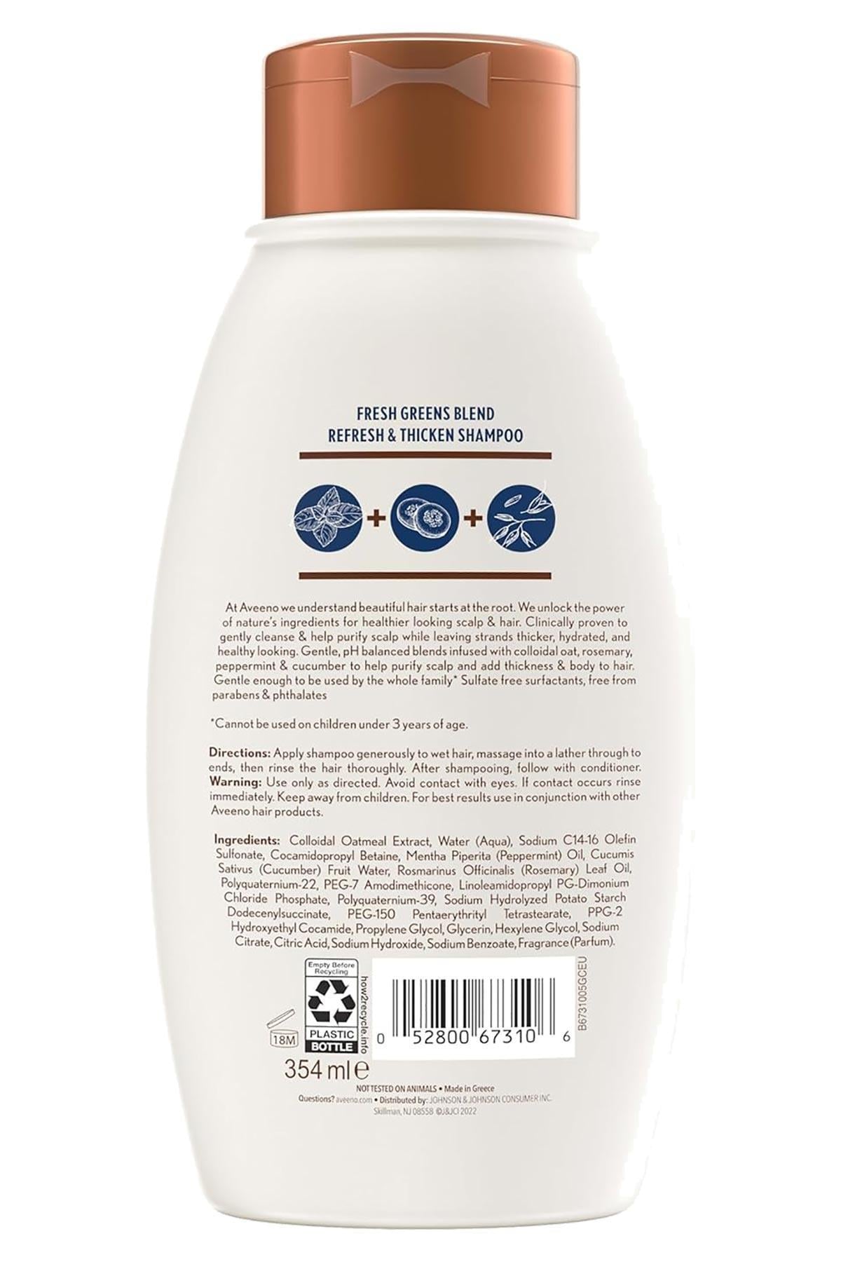 Aveeno Fresh Greens Blend Şampuan 354ML