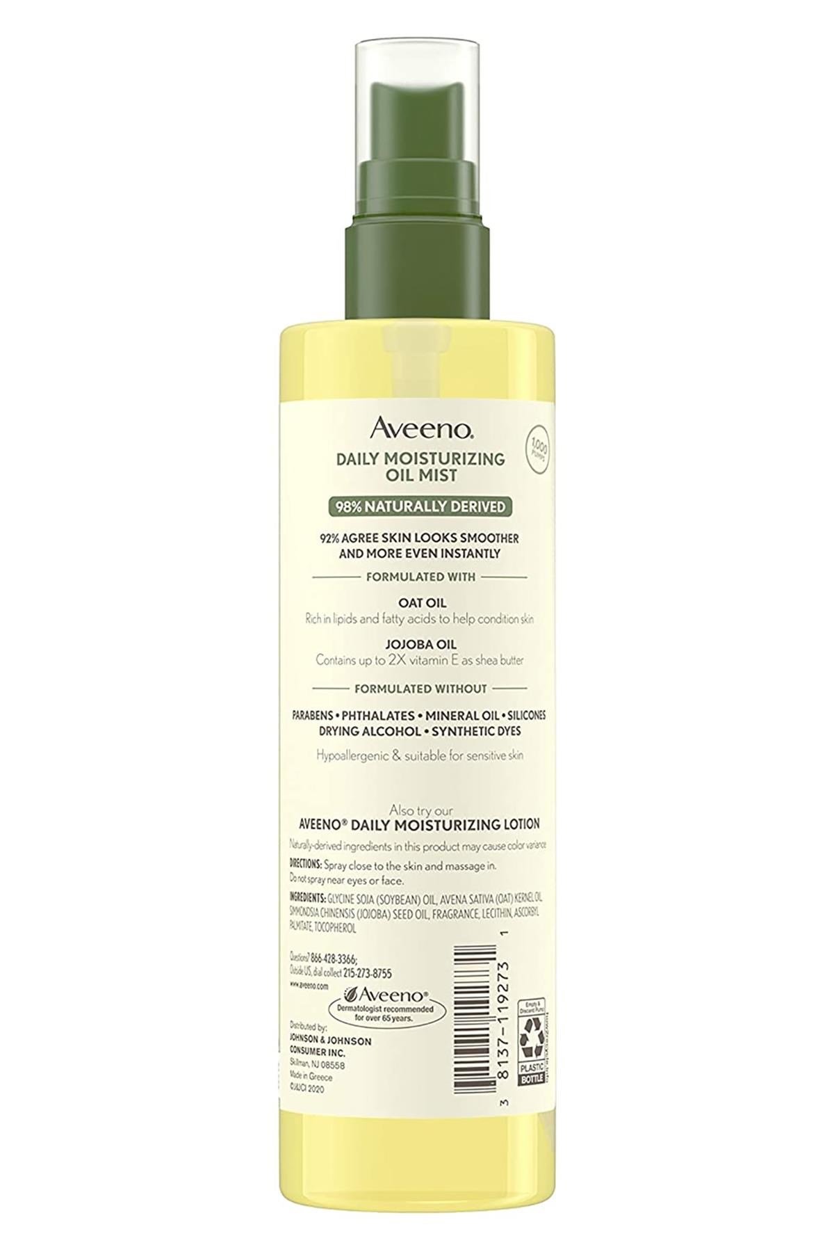 Aveeno Günlük Nemlendirici Sprey Yağ 200ML